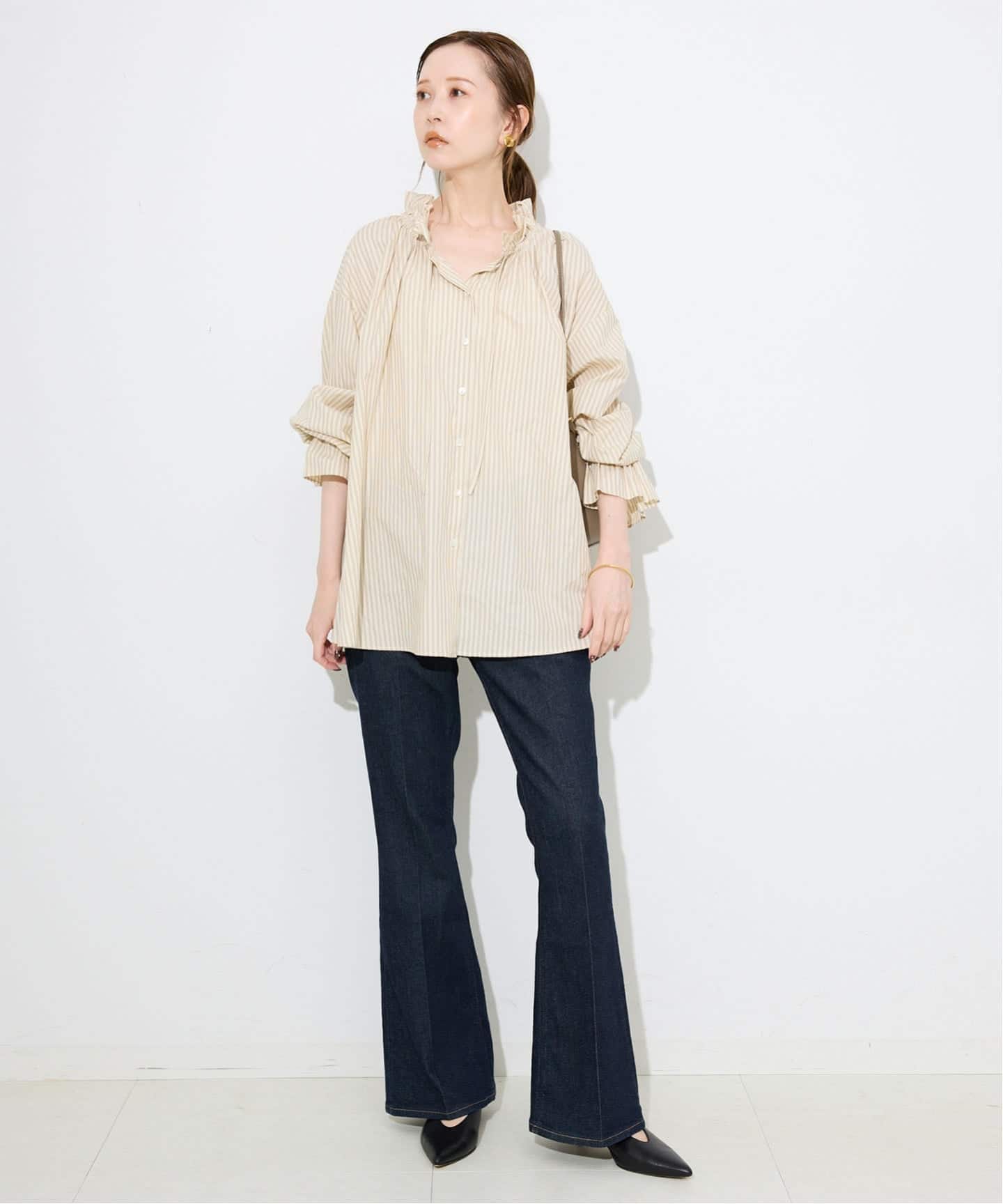 Healthy denim SLOBE IENA MACARONI スリムフレア Healthy DENIM/ヘルシーデニム MACARONI（デニムパンツ・ジーンズ