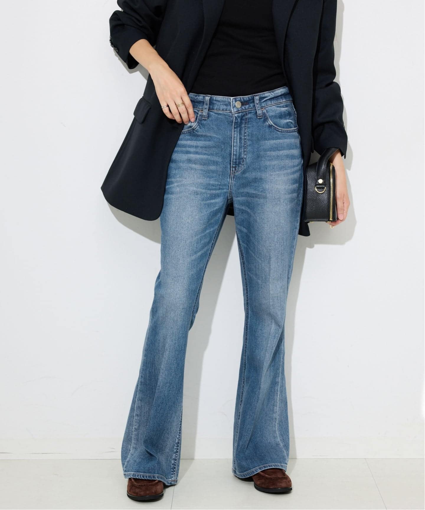 Healthy denim SLOBE IENA MACARONI スリムフレア Healthy DENIM/ヘルシーデニム MACARONI（デニムパンツ・ジーンズ