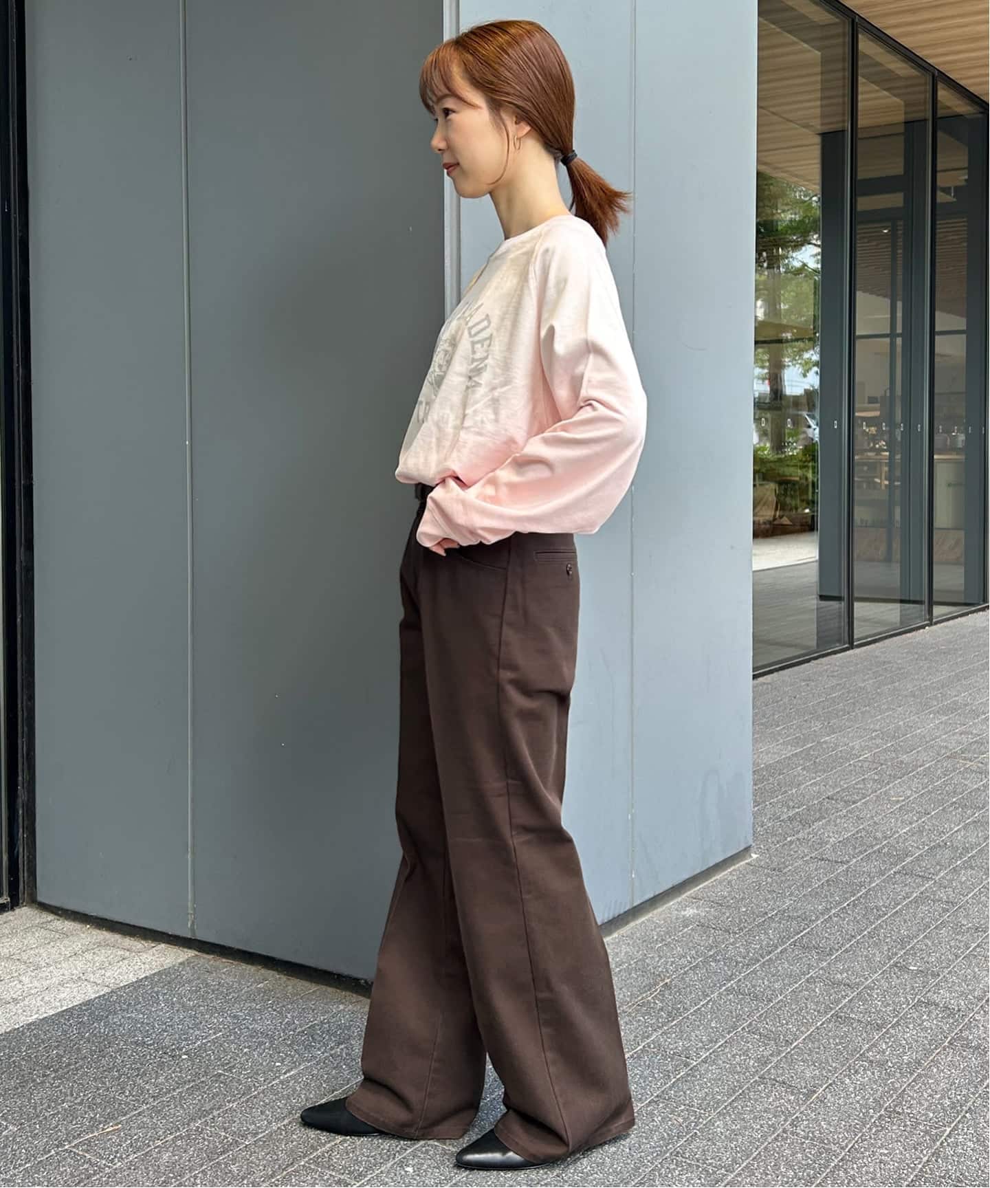 売切れ商品25AW Dickies SLOBE別注 フレアチノパンツ ブラウン Dickies/ディッキーズ SLOBE別注 フレアチノパンツ（チノパンツ