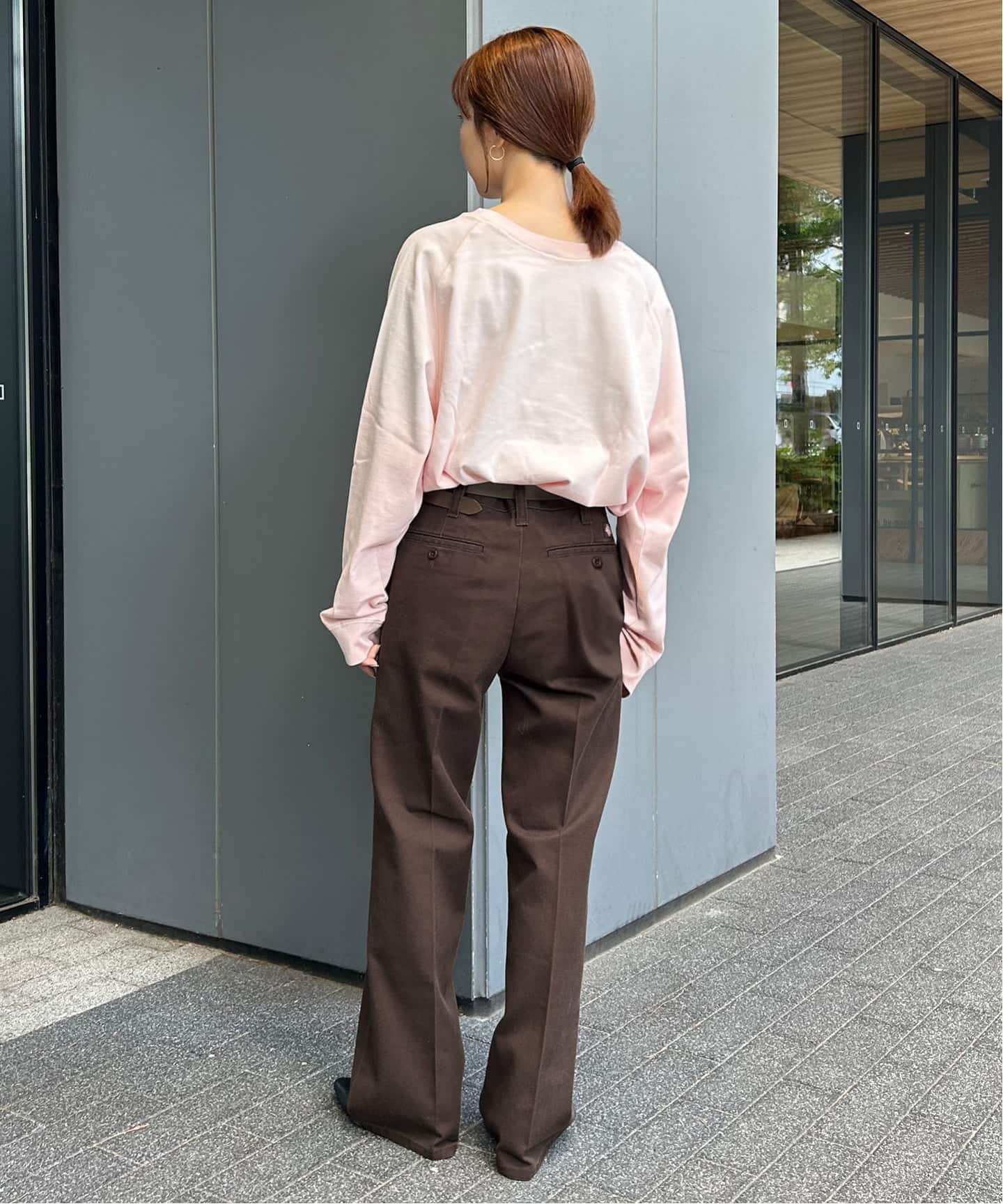 売切れ商品25AW Dickies SLOBE別注 フレアチノパンツ ブラウン Dickies/ディッキーズ SLOBE別注 フレアチノパンツ（チノパンツ