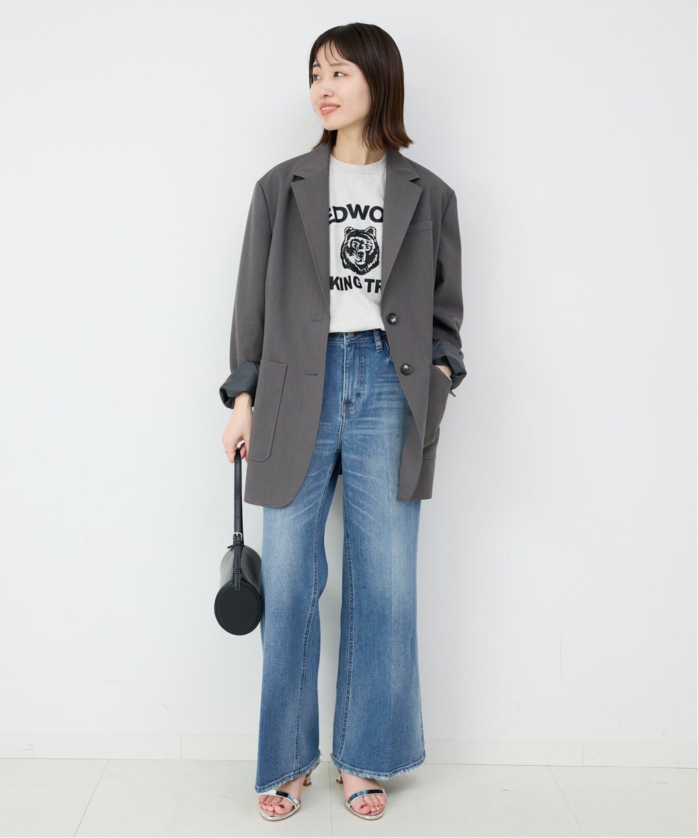 SLOBE IENA Healthy DENIM/ヘルシーデニムフレアデニム