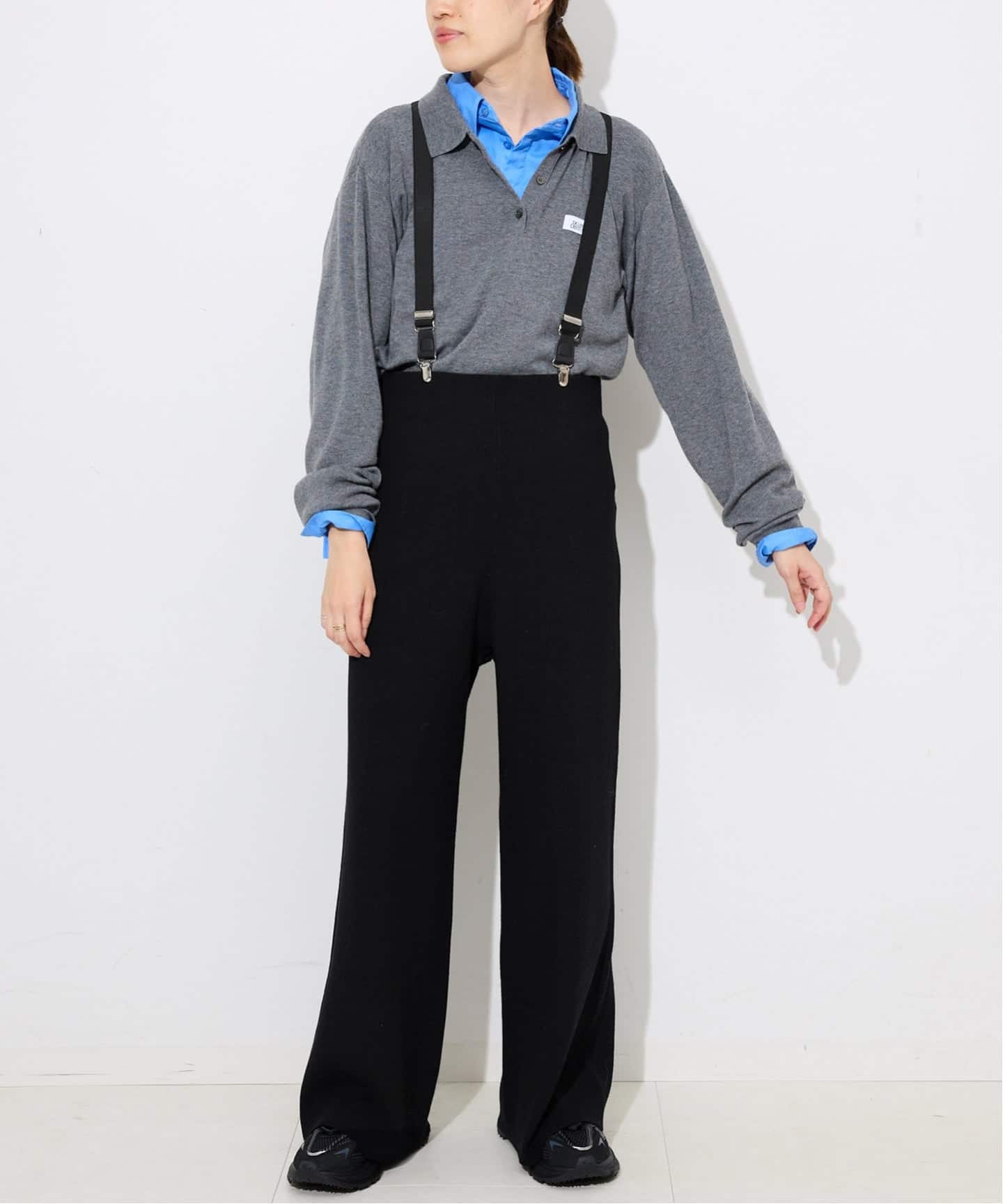 スローブ イエナ（SLOBE IENA）/PROVOKE/プロヴォーク サスペンダーニットパンツ PV−050094 PROVOKE/プロヴォーク サスペンダーニットパンツ PV-050094（その他