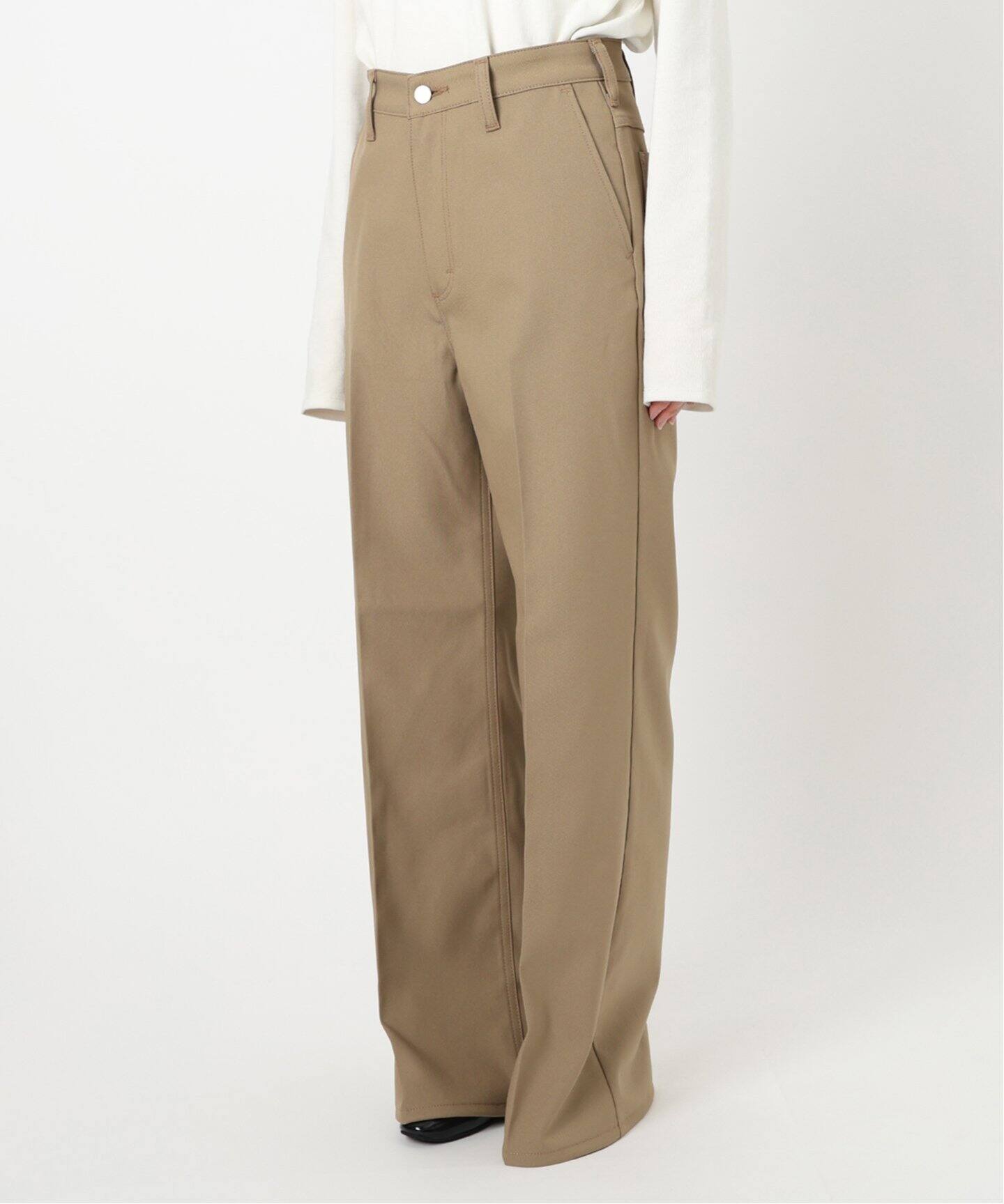 SLOBE IENA【Wrangler】WRANCHERパンツ Wrangler/ラングラー SLOBE別注 ワイドランチャー（スラックス