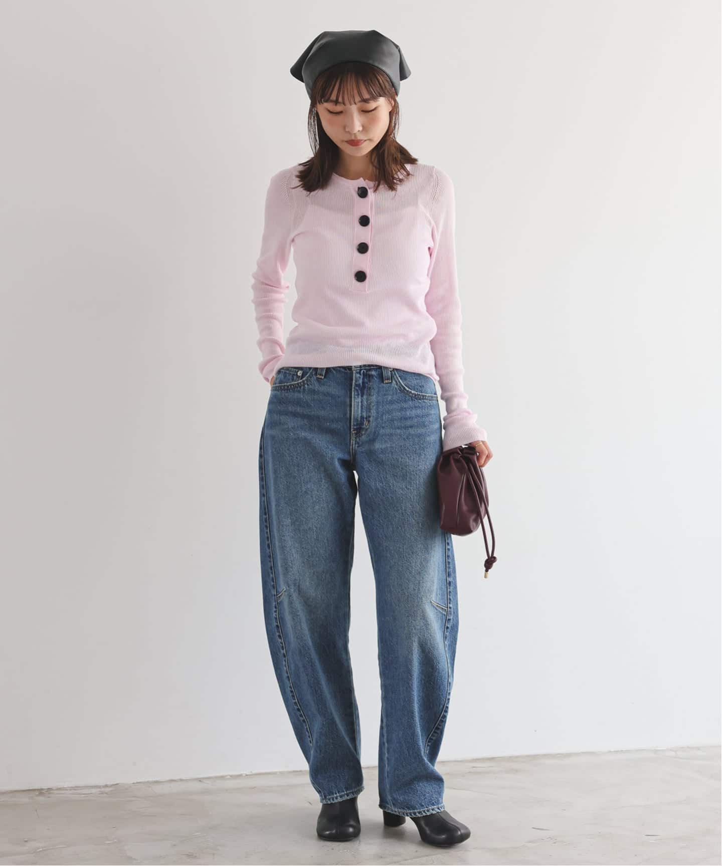 SLOBEIENAリーバイス別注BAGGYDADBARRELLEG 24サイズ Levi's/リーバイス SLOBE別注 BAGGY DAD BARREL デニムパンツ