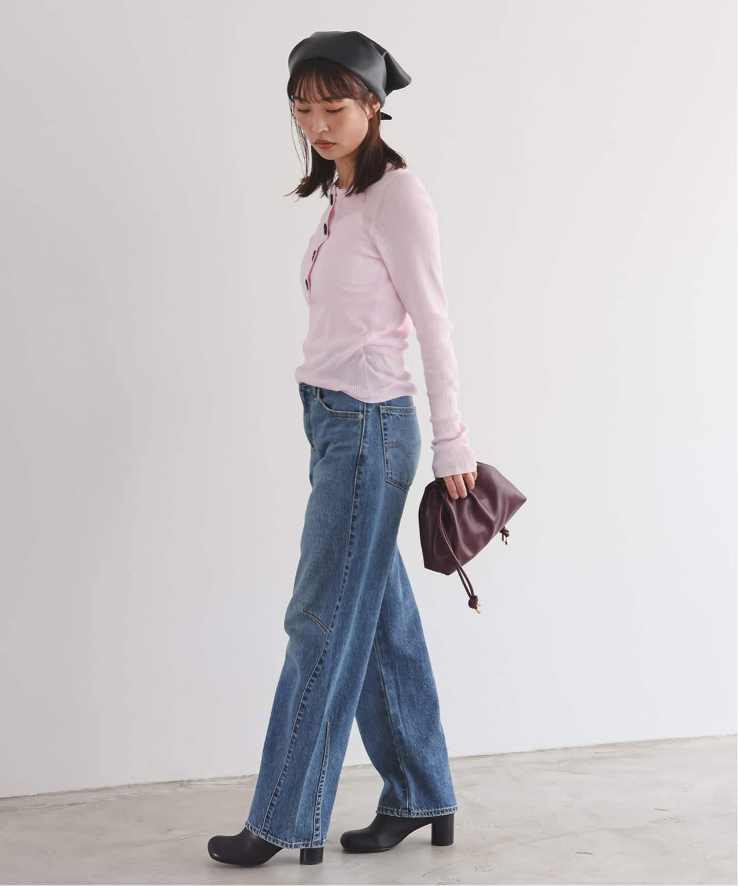 SLOBEIENAリーバイス別注BAGGYDADBARRELLEG 25サイズ 新品 SLOBE IENA Levi's BAGGY DAD BARREL 25 予約》Levi's