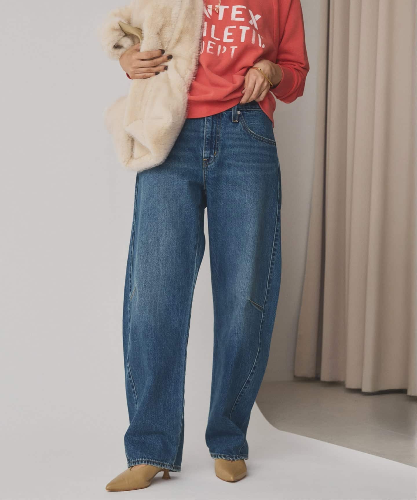 Levi's/リーバイス SLOBE別注 BAGGY DAD BARREL デニムパンツ