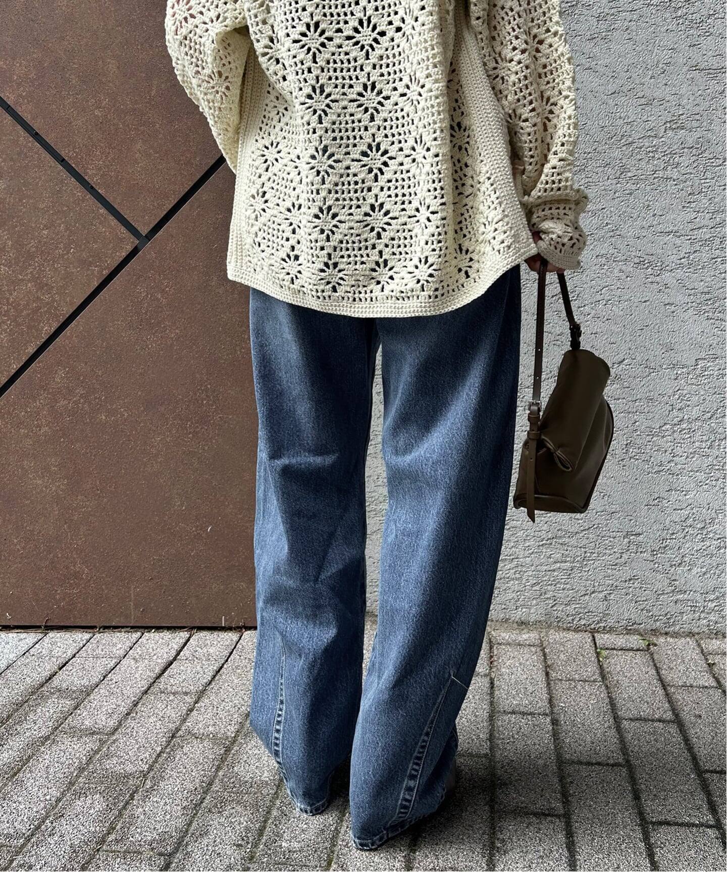 SLOBEイエナ　リーバイス別注BAGGYDADBARRELLEG 23サイズ Levi's/リーバイス SLOBE別注 BALLOON SLEEVE TRACKER デニム