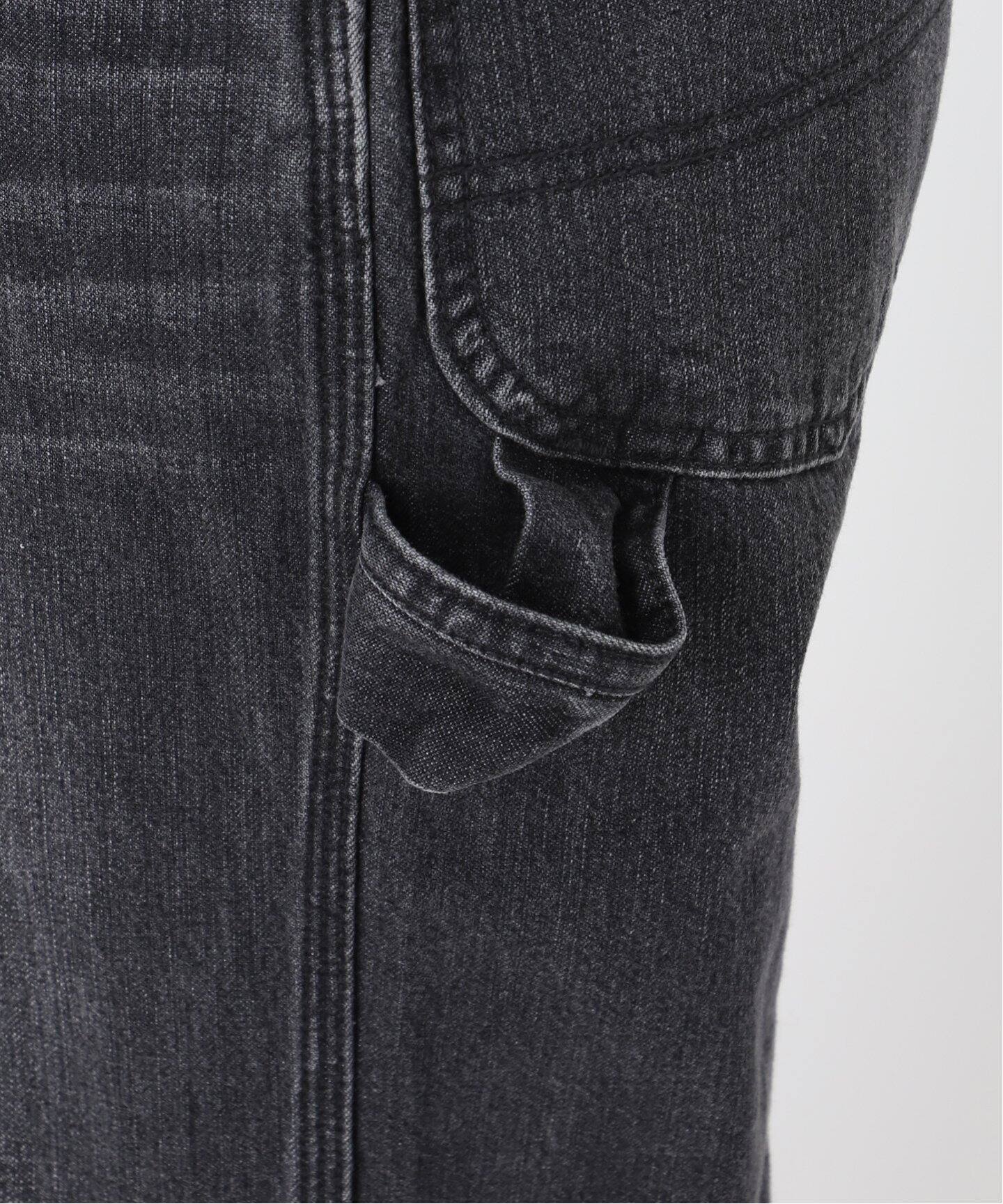 LEE/リー ブラックオーバーオール LL6294（サロペット