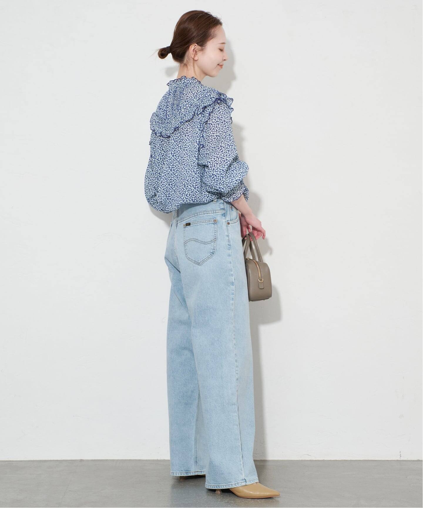 【新品未使値札付】LEE(リー) SLOBE別注タックワイドデニム LEE/リー SLOBE別注 タックワイドデニム（デニムパンツ・ジーンズ