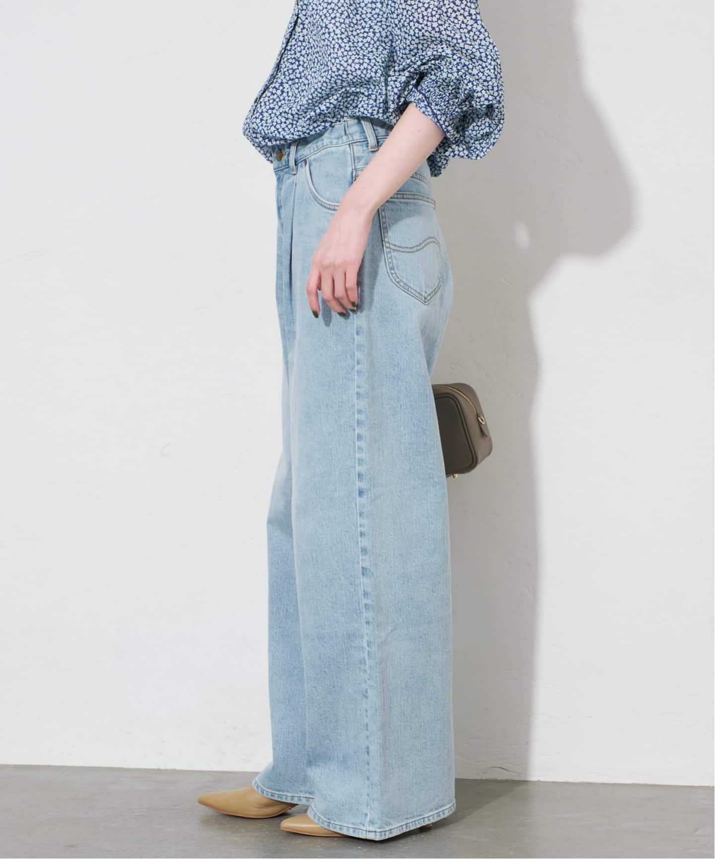 新品タグ付◯LEE✖️スローブイエナ ストレート デニム 36 STORE