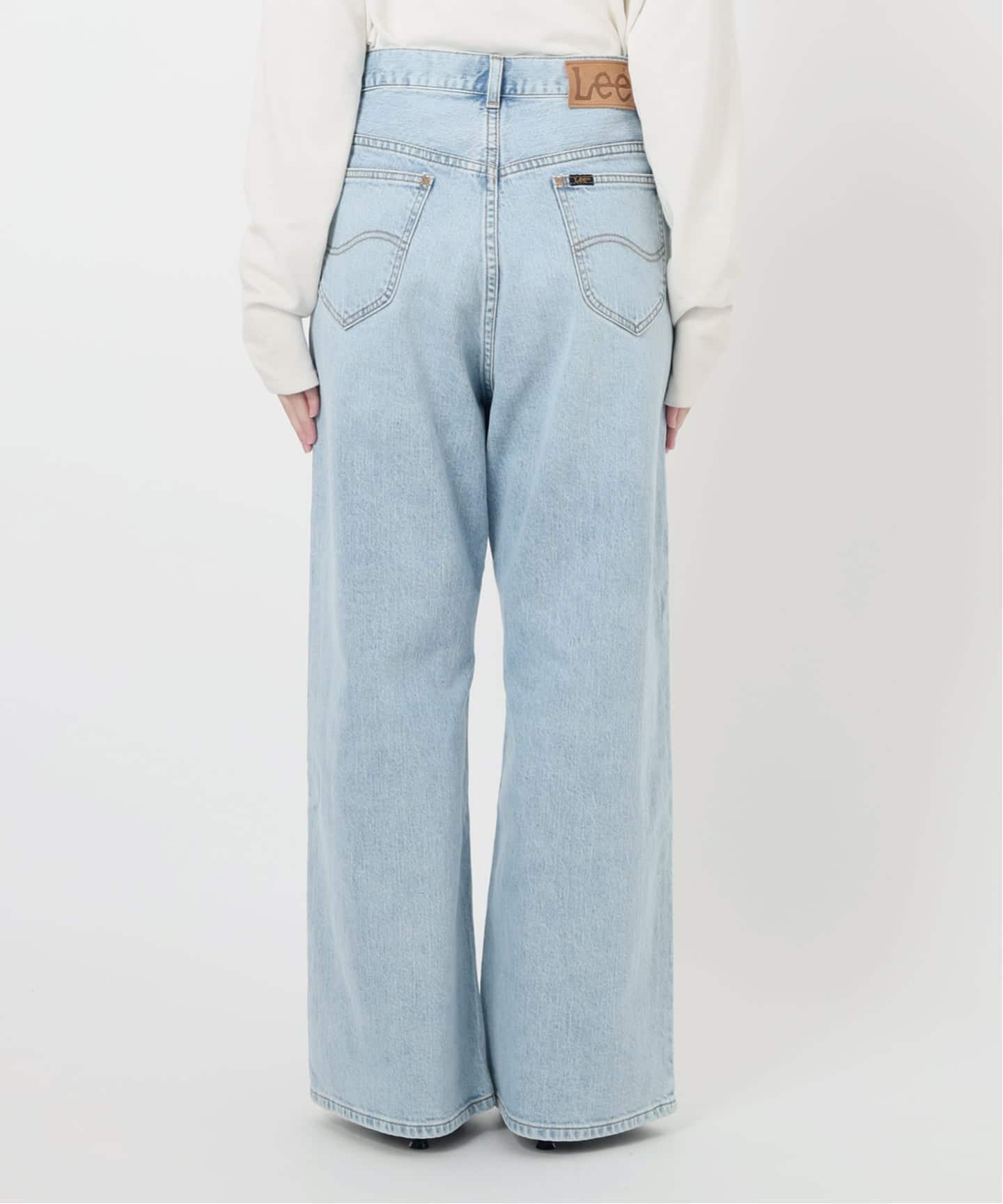 LEE/リー SLOBE別注 タックワイドデニム（デニムパンツ・ジーンズ