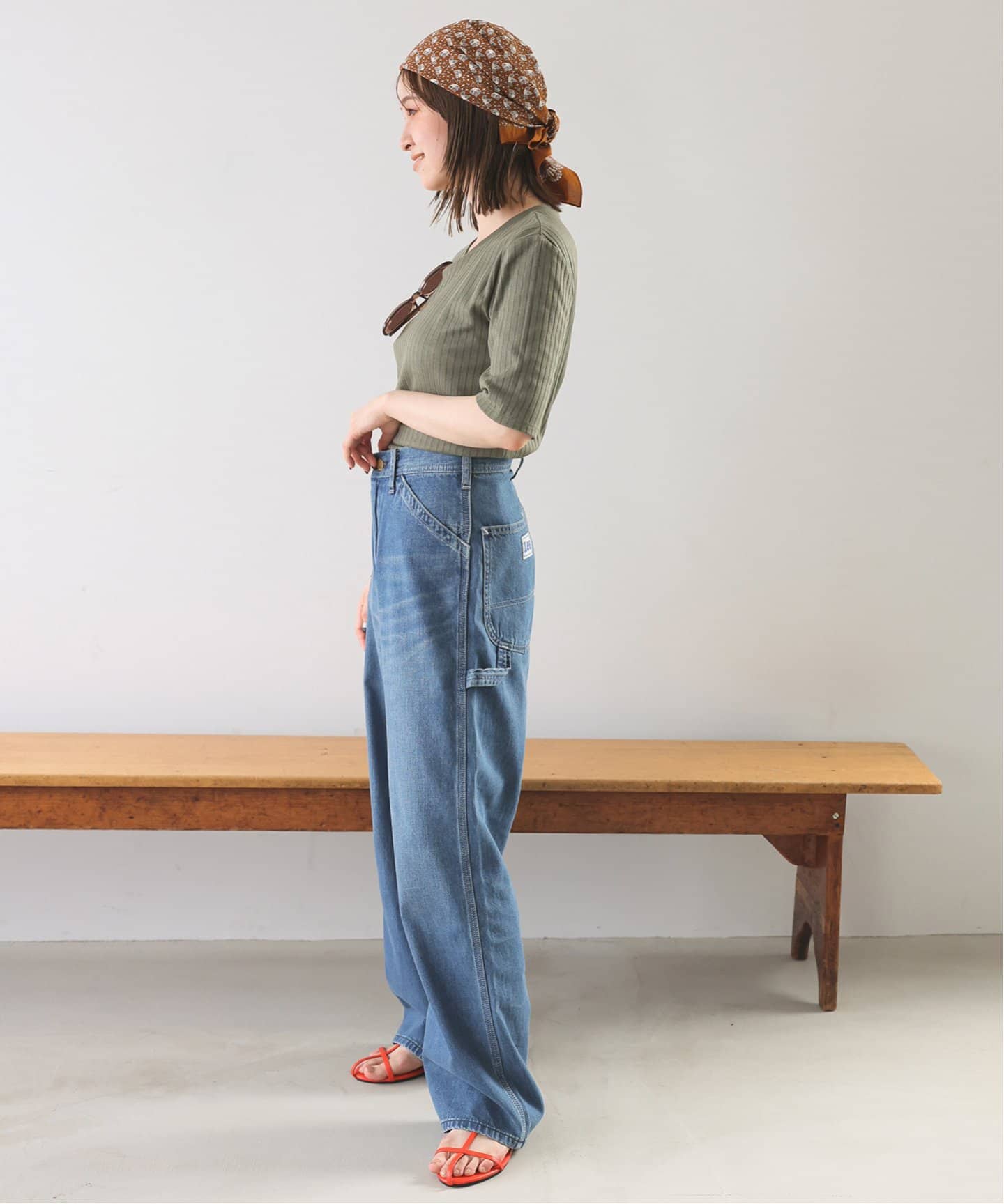 【SLOBE IENA】LEE SLOBE別注ペインターパンツ　LM7288 LEE/リー SLOBE別注 ペインターパンツ LM7288 | スローブ イエナ