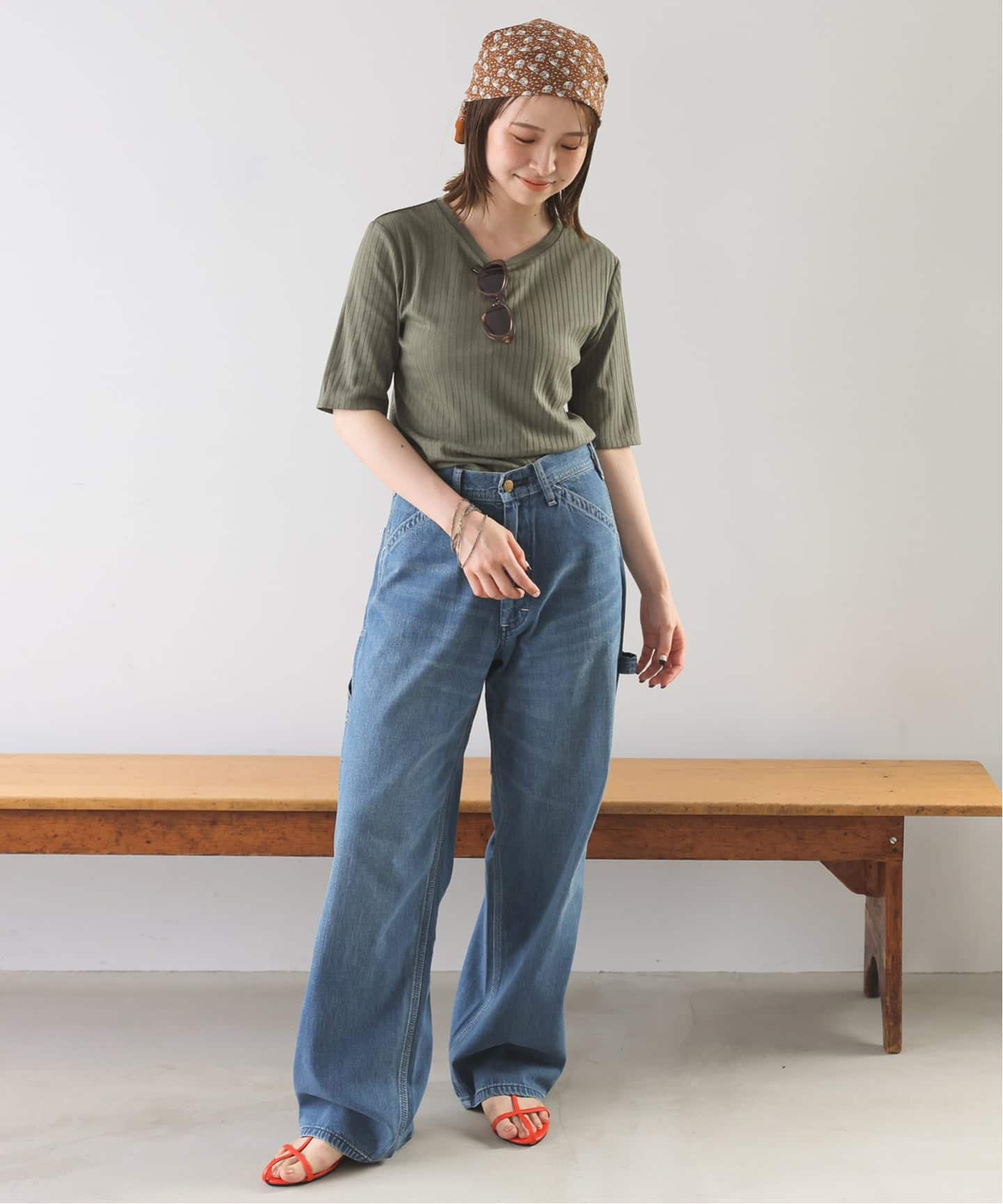 WEB限定/追加》LEE/リー SLOBE別注 ペインターパンツ LM7288