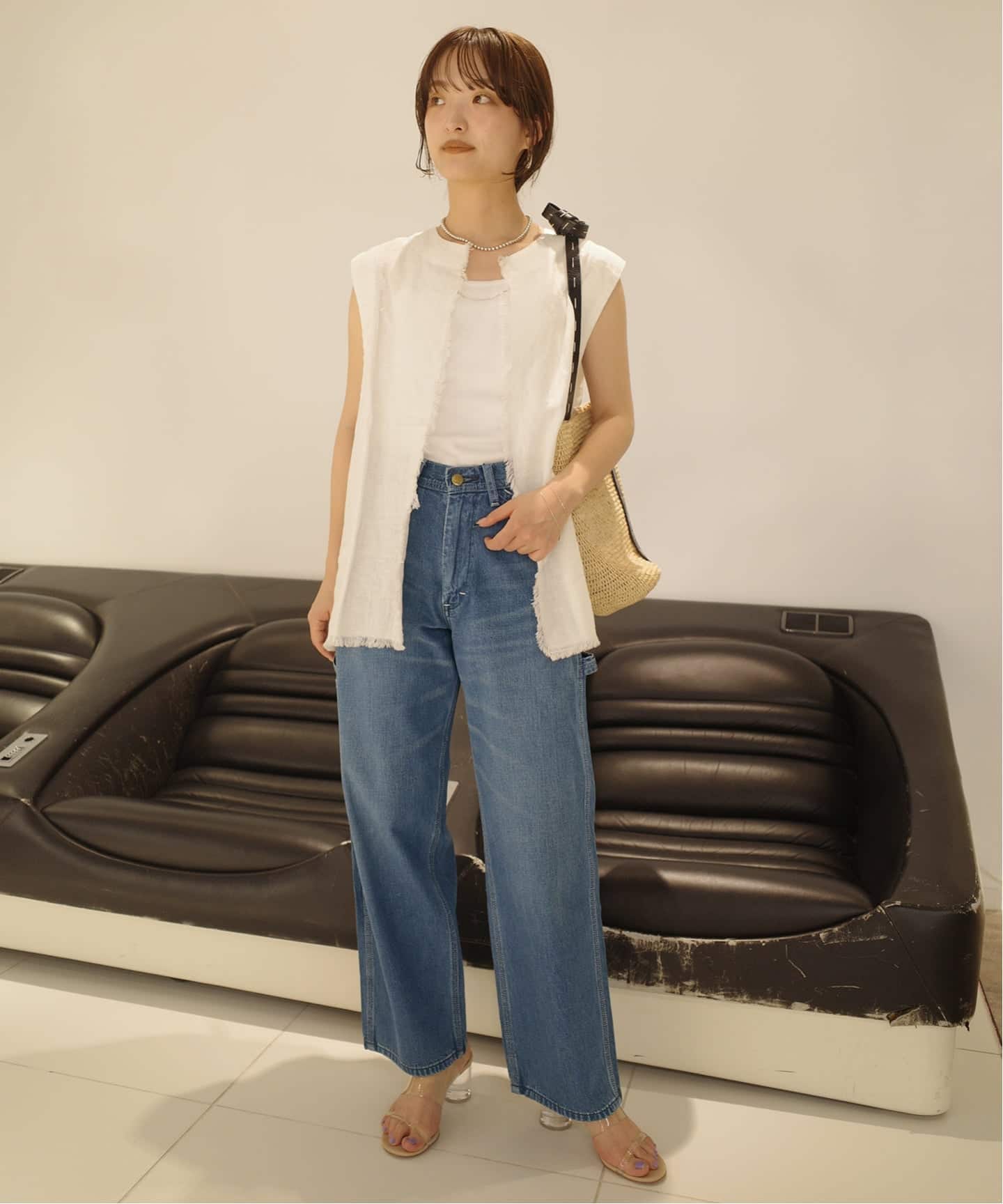 WEB限定/追加》LEE/リー SLOBE別注 ペインターパンツ LM7288（デニム