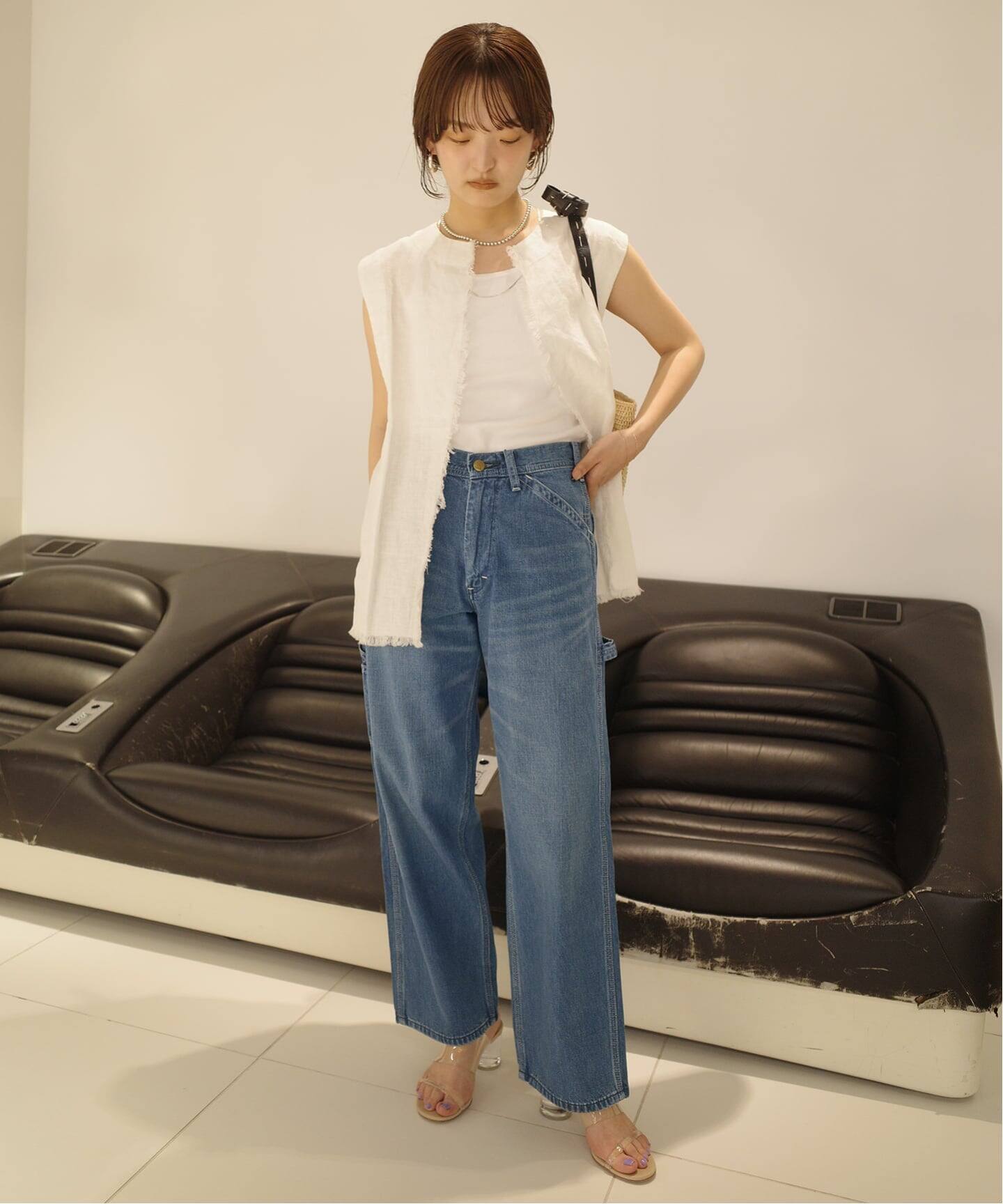 WEB限定/追加》LEE/リー SLOBE別注 ペインターパンツ LM7288（デニム