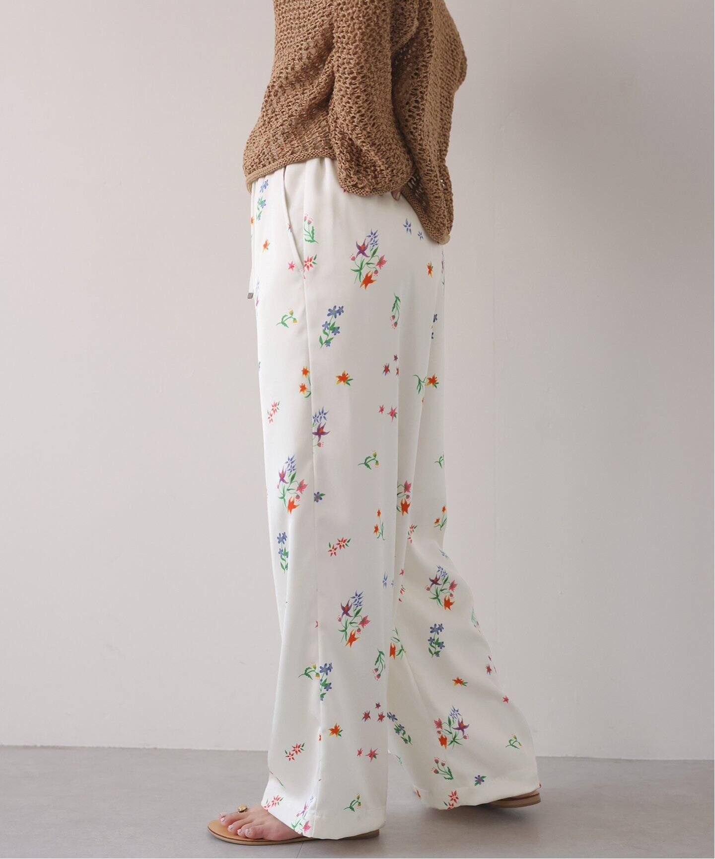 margaux/マルゴー flower イージーパンツ（その他パンツ）｜SLOBE IENA