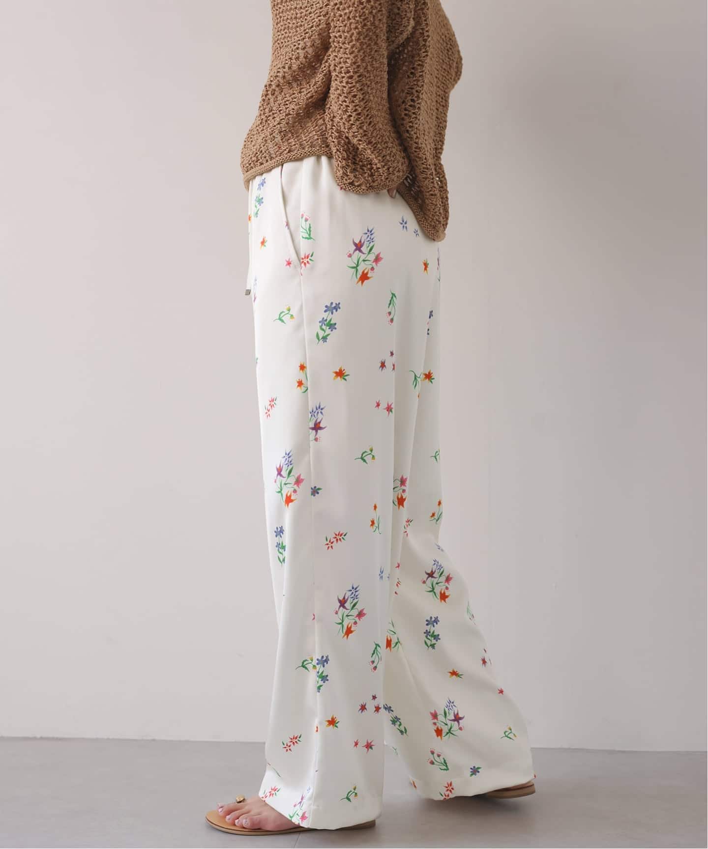 ななみ様ご購入されます スローブイエナマルゴー flower イージーパンツ38 ななみ様ご購入されます スローブイエナマルゴー flower