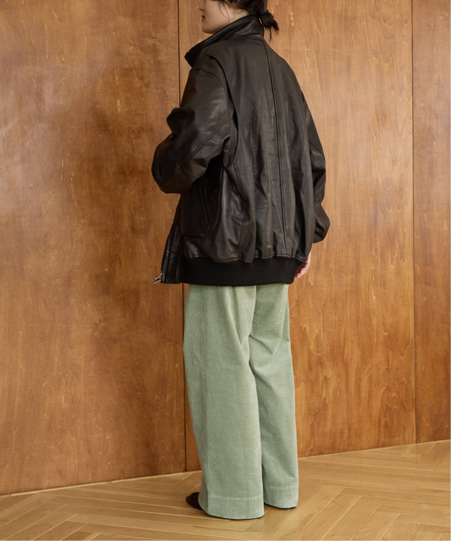 予約》IENA LA BOUCLE オーガニックコットンコーデュロイパンツ