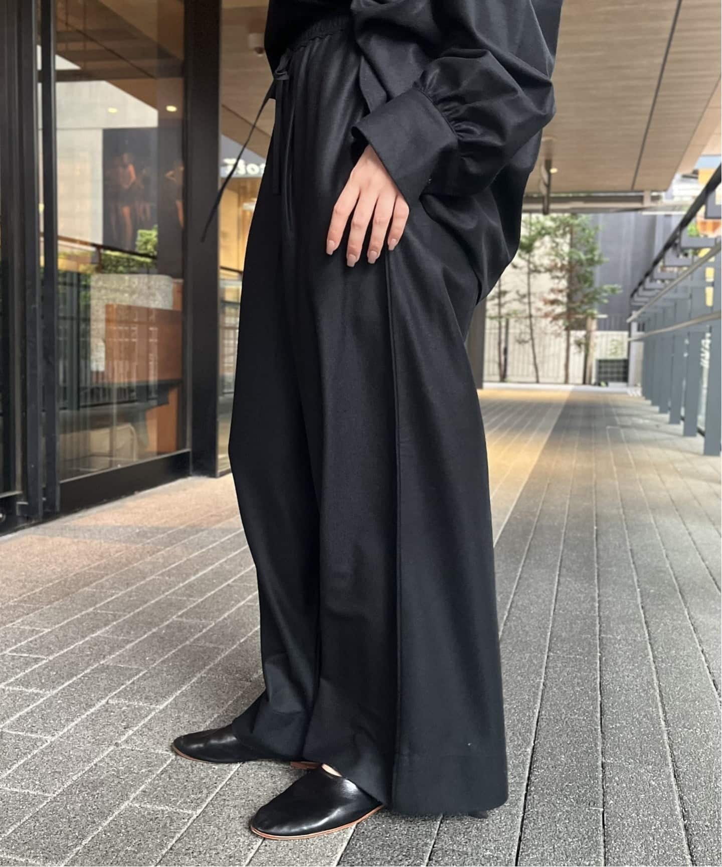 IENA LA BOUCLE ウールジャージイージーパンツ（その他パンツ）｜IENA