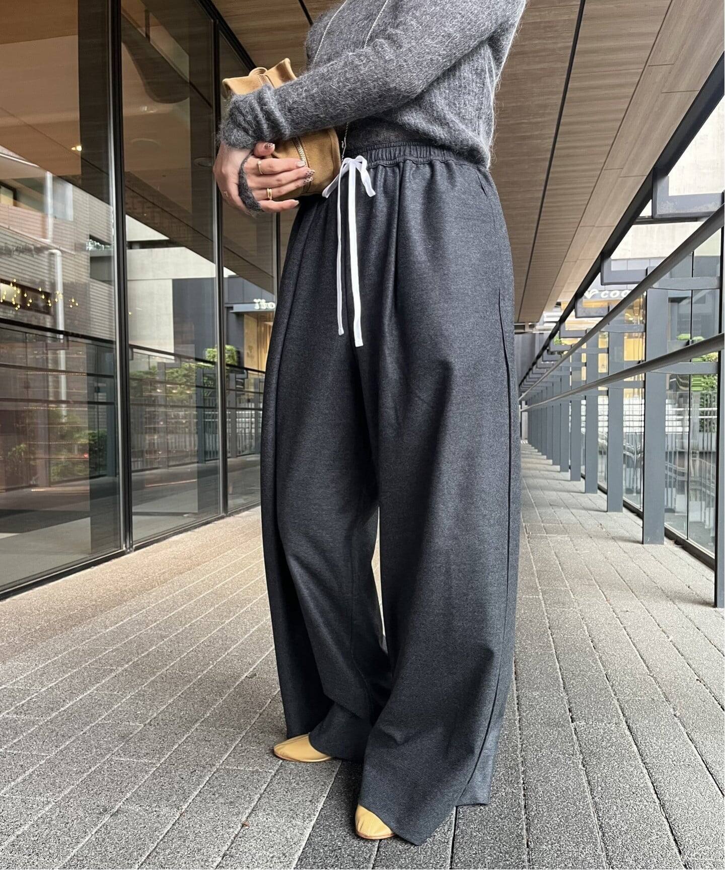 IENA LA BOUCLE ウールジャージイージーパンツ（その他パンツ）｜IENA