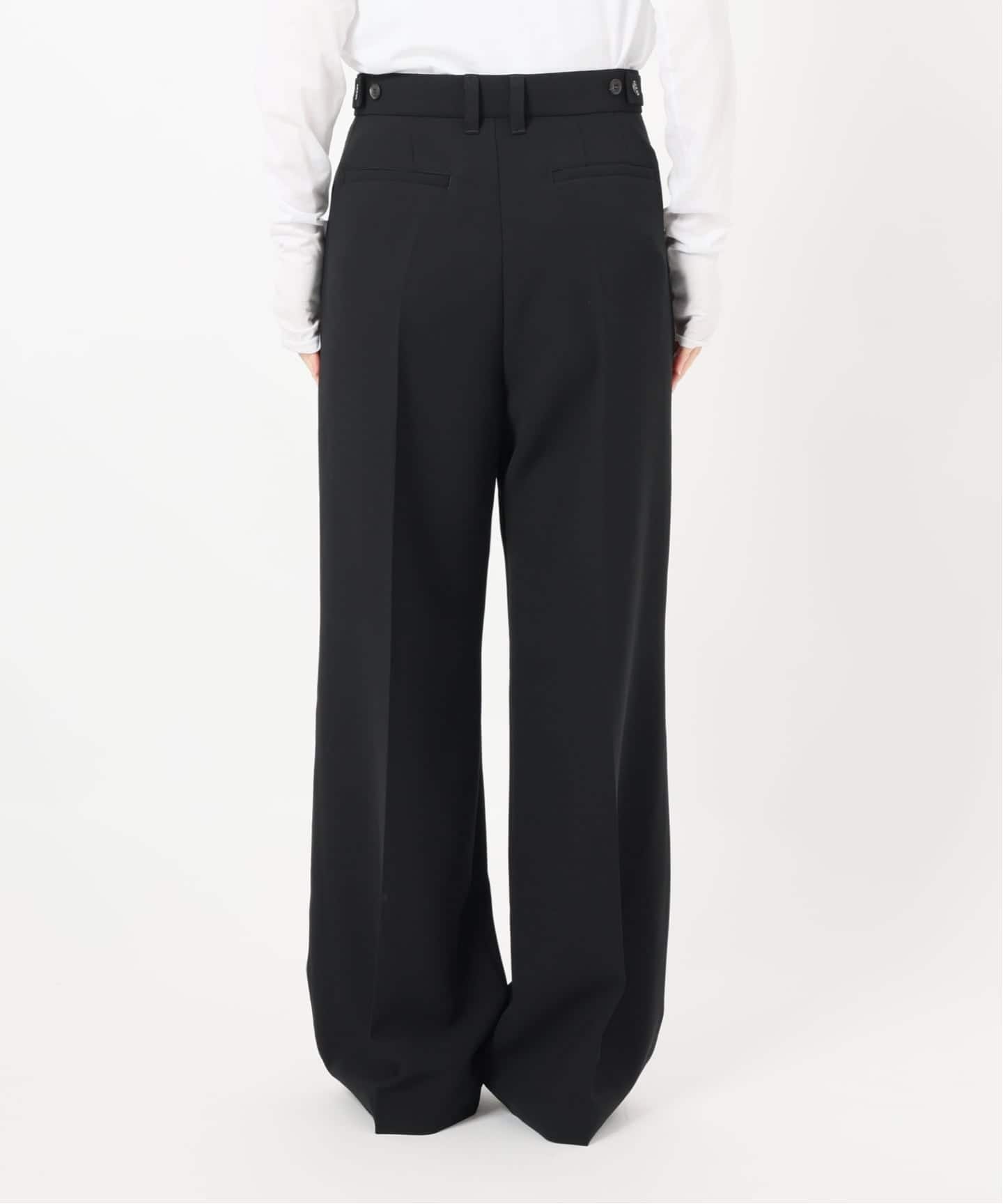 IENA LA BOUCLE ソフトダブルクロススラックス（スラックス）｜IENA