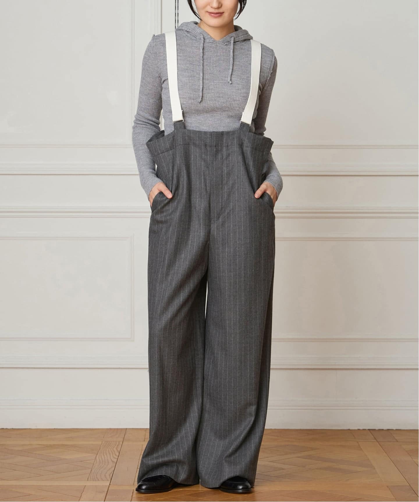 予約》【WEB限定】IENA LA BOUCLE サキソニーオーバーパンツ