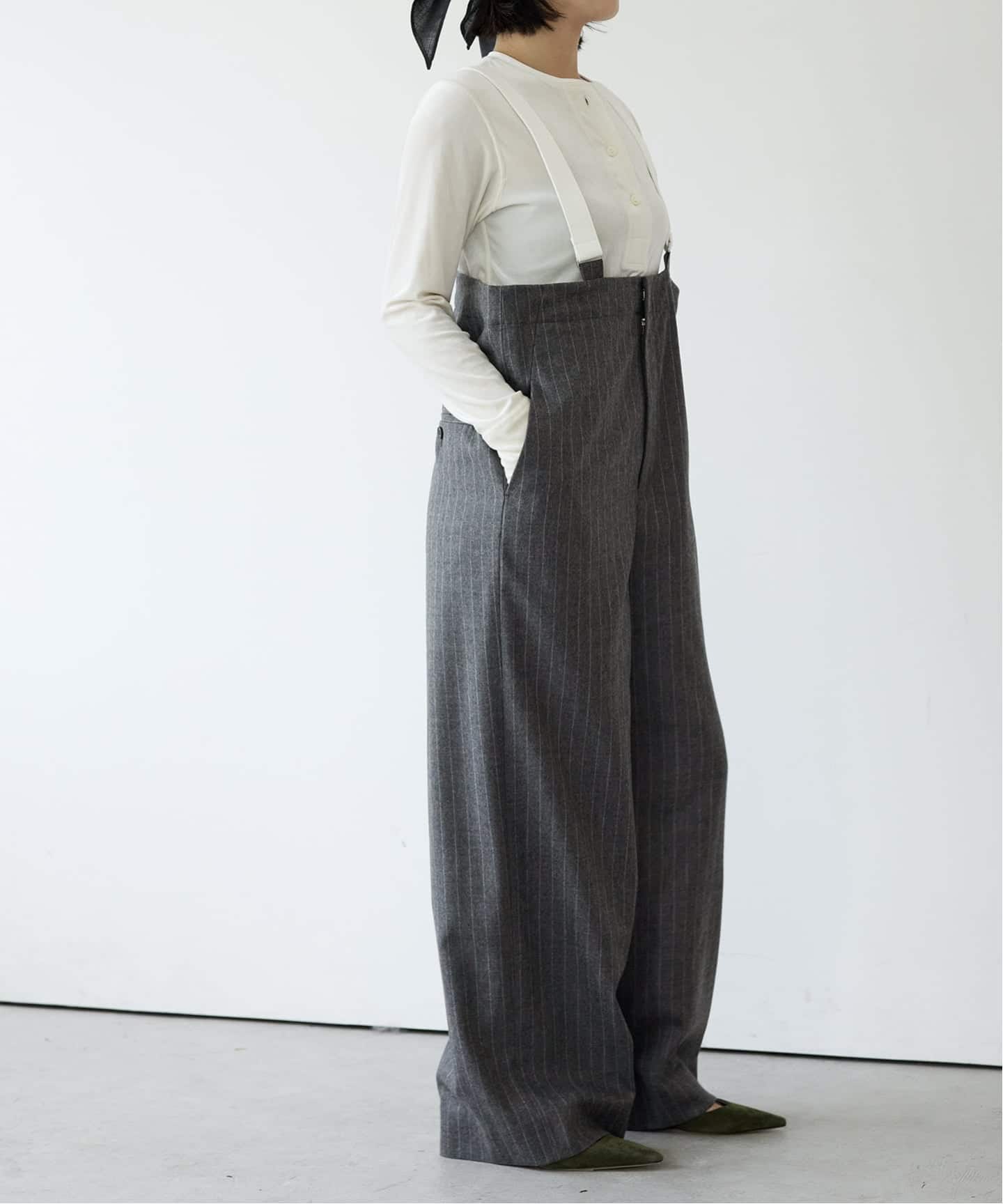 IENA LA BOUCLE ハイツイストウール 40sオーバーパンツ イエナ IENA LA BOUCLE ハイツイストウール 40sオーバーパンツ