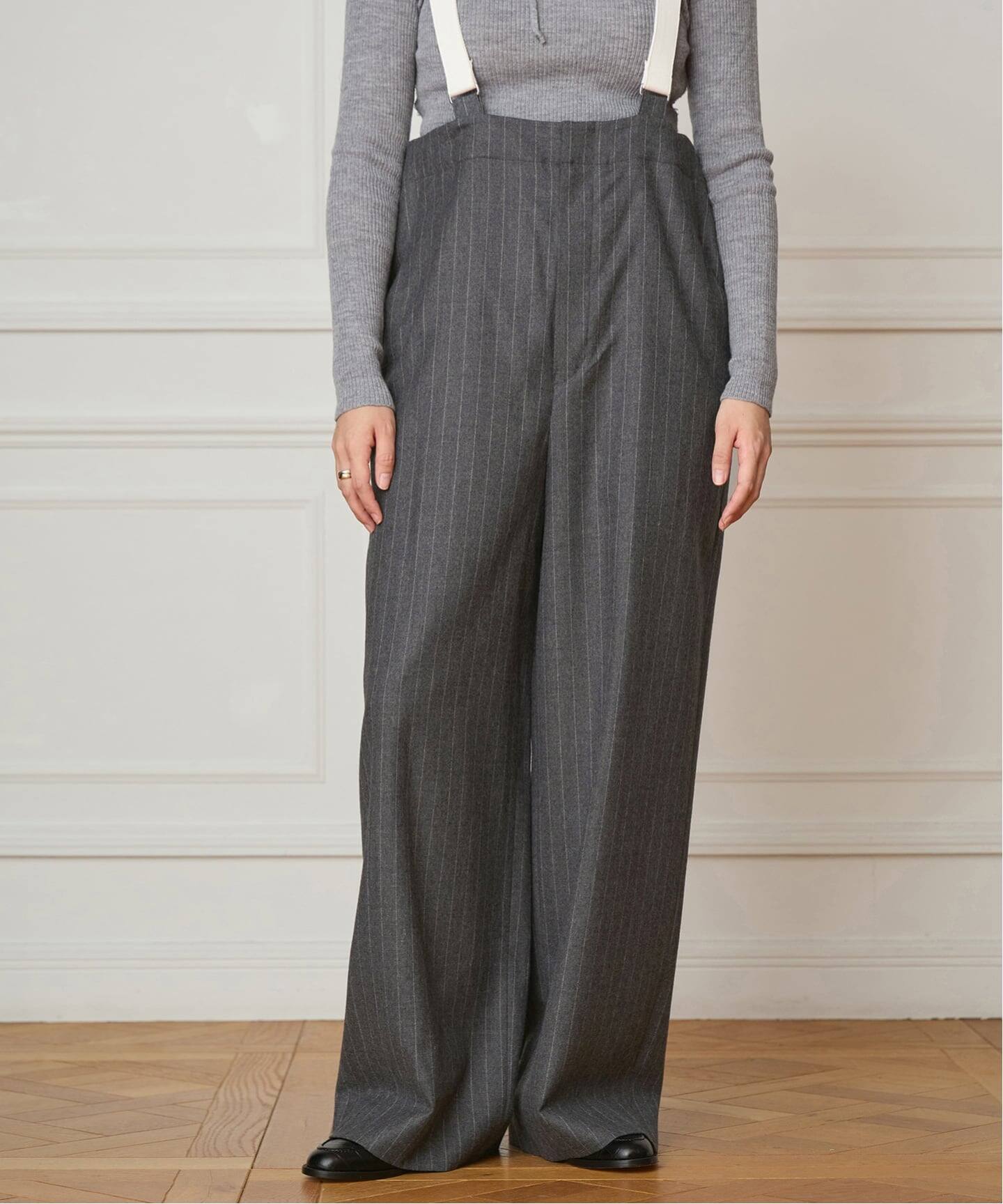 WEB限定】IENA LA BOUCLE サキソニーオーバーパンツ（その他パンツ