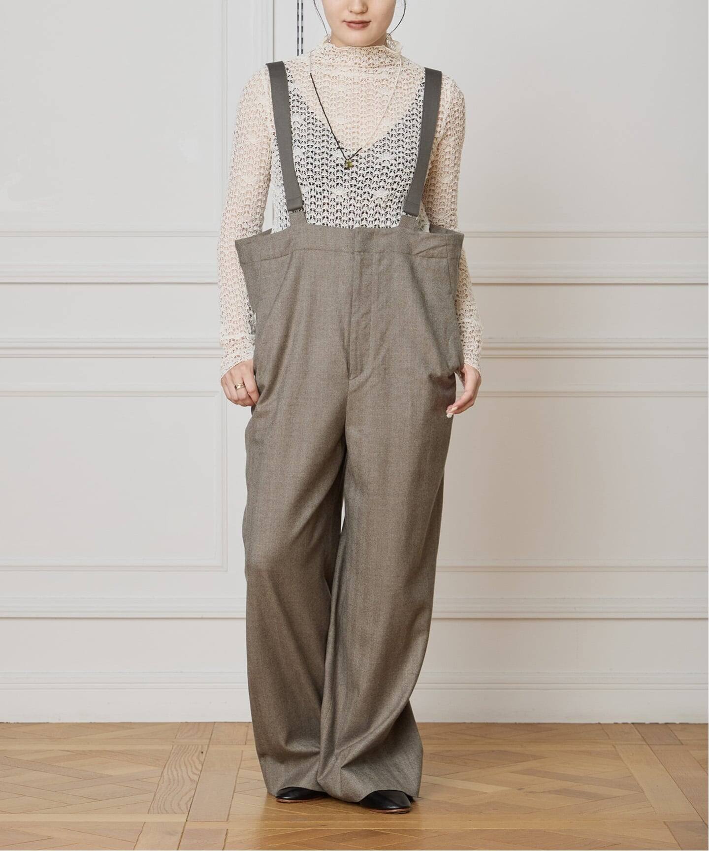 IENA LA BOUCLE ウールフラノオーバーパンツ グレー IENA LA BOUCLE ウールフラノオーバーパンツ グレー｜Yahoo