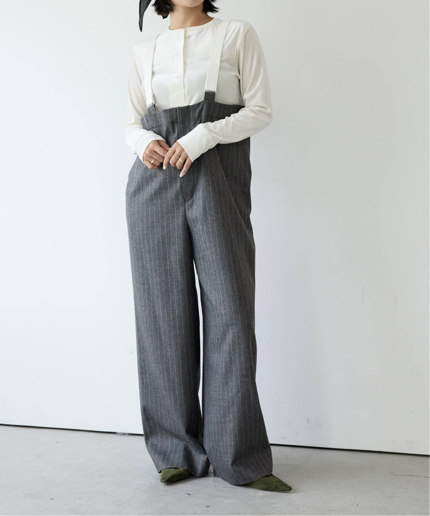 WEB限定】IENA LA BOUCLE サキソニーオーバーパンツ（その他パンツ