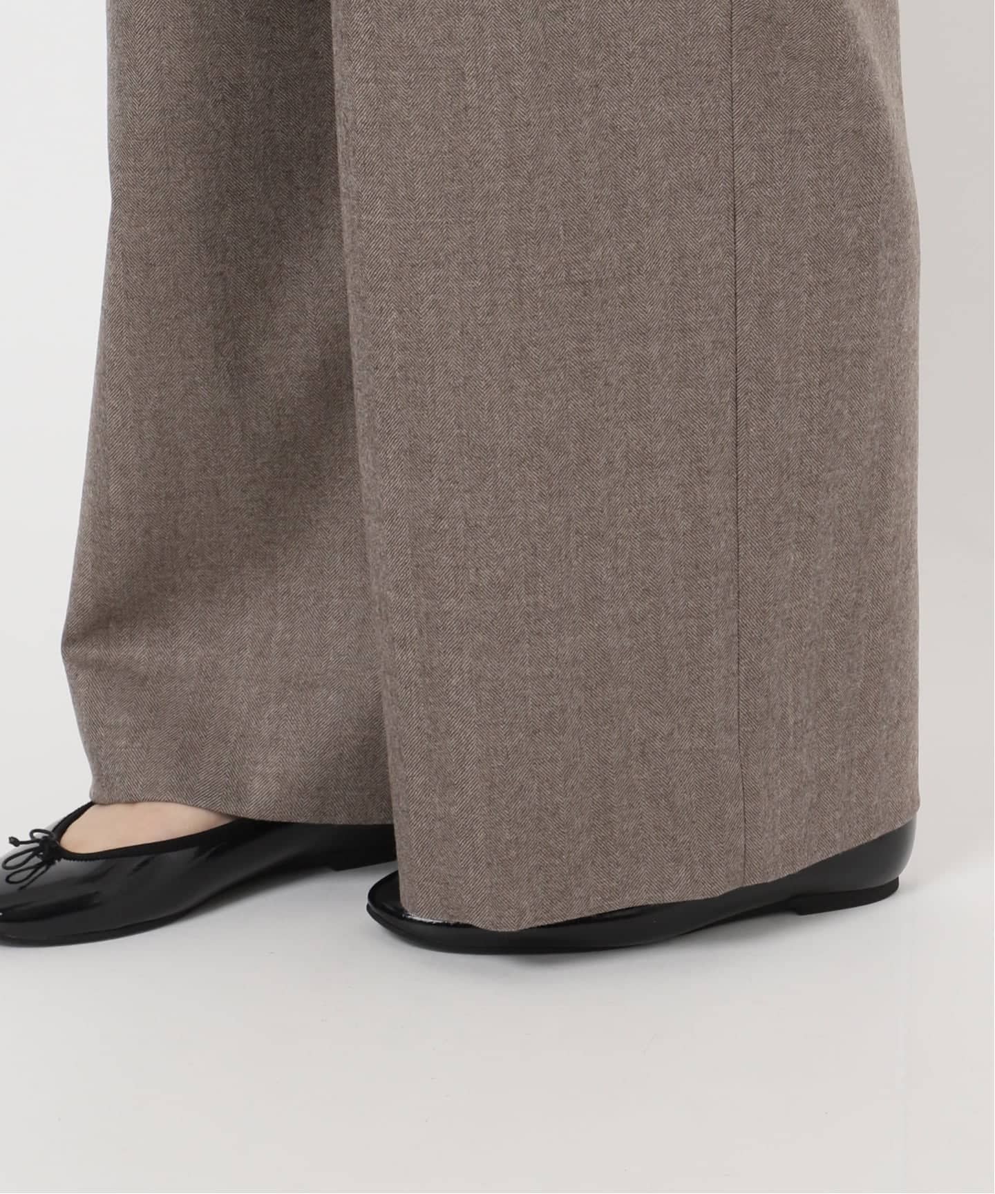 WEB限定】IENA LA BOUCLE サキソニーオーバーパンツ（その他パンツ