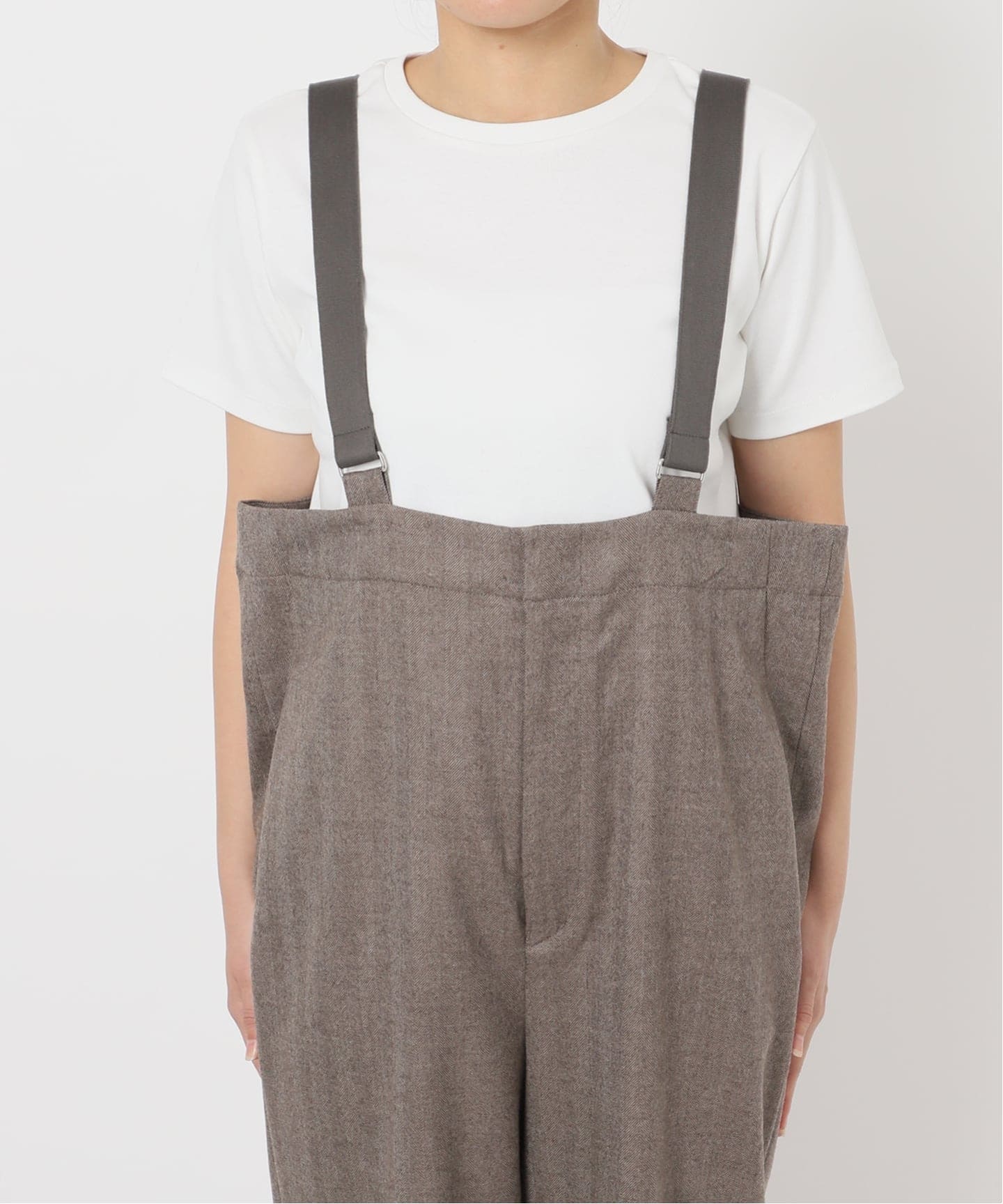 WEB限定】IENA LA BOUCLE サキソニーオーバーパンツ（その他パンツ