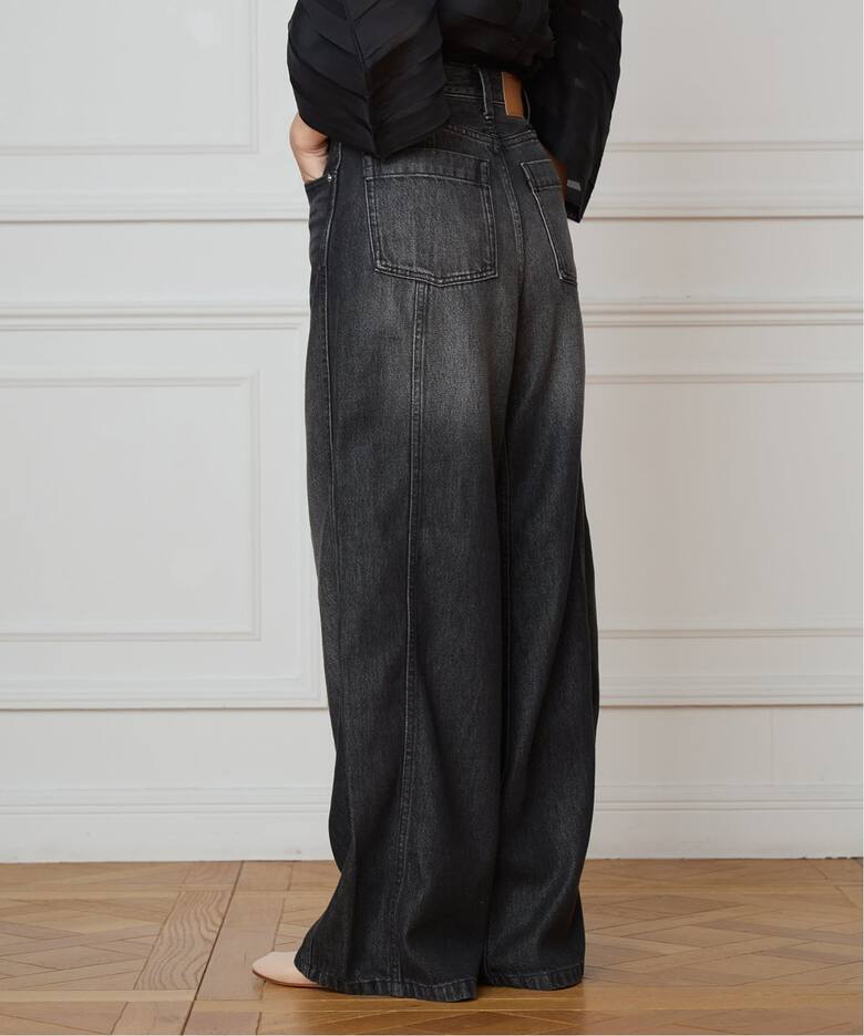 《追加》IENA LA BOUCLE ソフトデニムシルエットパンツ2  詳細画像7