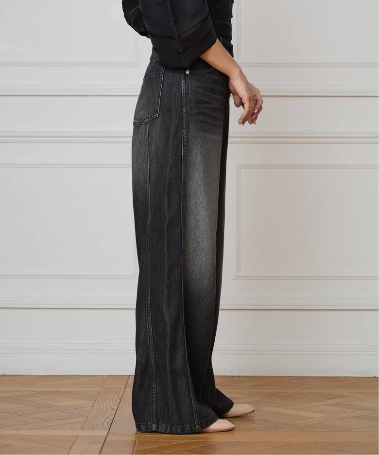 《追加》IENA LA BOUCLE ソフトデニムシルエットパンツ2  詳細画像9