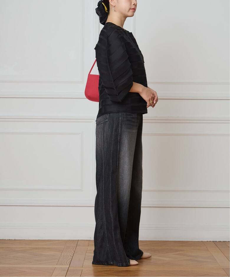 《追加》IENA LA BOUCLE ソフトデニムシルエットパンツ2  詳細画像15