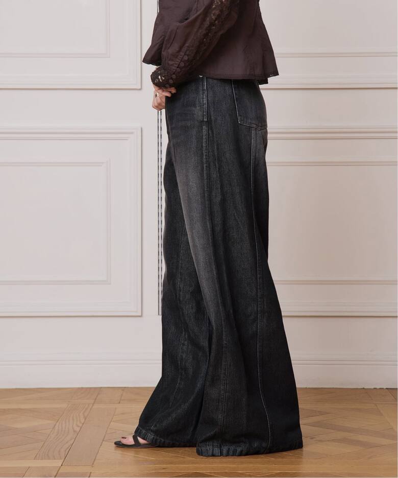 《追加》IENA LA BOUCLE ソフトデニムシルエットパンツ2  詳細画像17