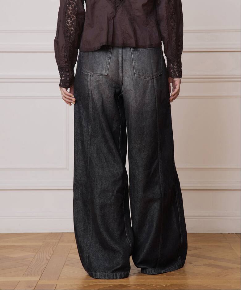 《追加》IENA LA BOUCLE ソフトデニムシルエットパンツ2  詳細画像18