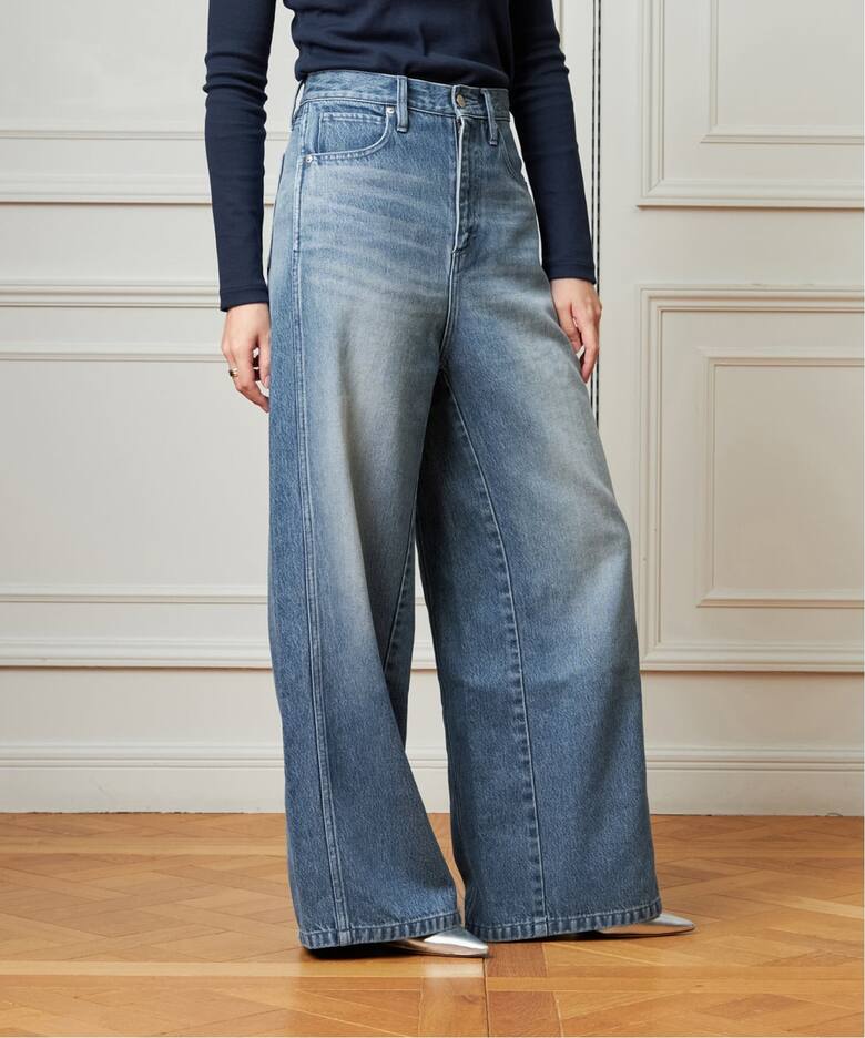 《追加》IENA LA BOUCLE ソフトデニムシルエットパンツ2  詳細画像23