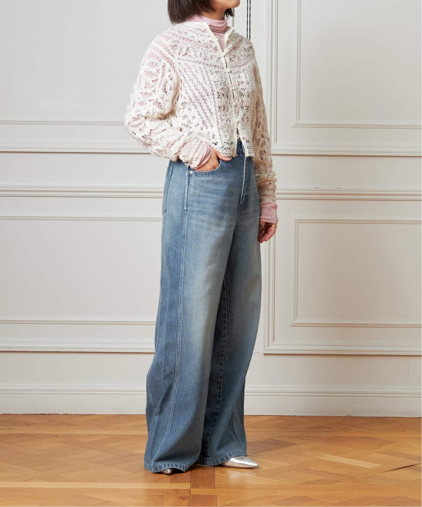 IENA LA BOUCLE デニム IENA LA BOUCLE デニムフレアパンツ 36 - メルカリ