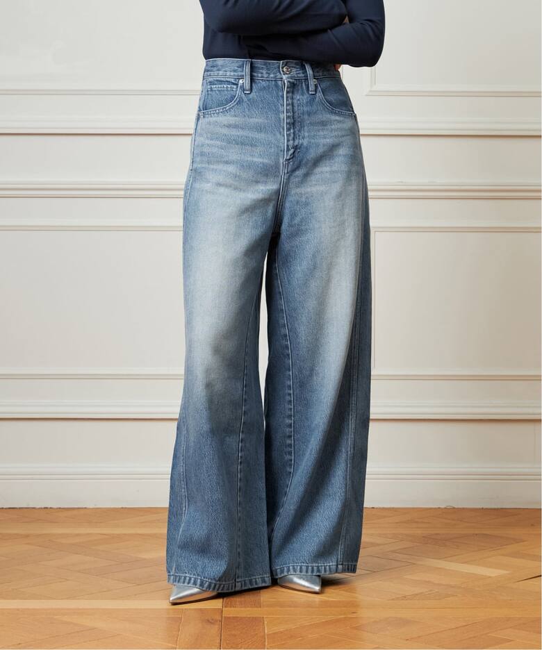 《追加》IENA LA BOUCLE ソフトデニムシルエットパンツ2  詳細画像27