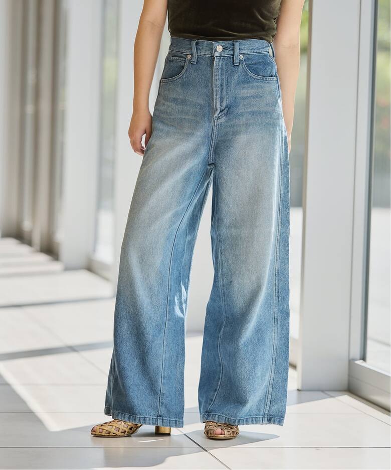 《追加》IENA LA BOUCLE ソフトデニムシルエットパンツ2  詳細画像28