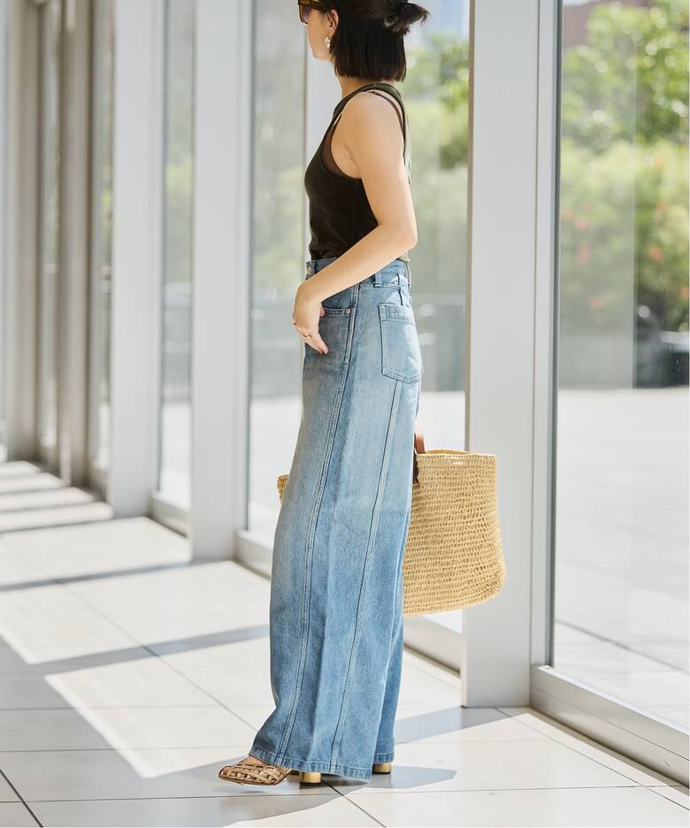 《追加》IENA LA BOUCLE ソフトデニムシルエットパンツ2  詳細画像33