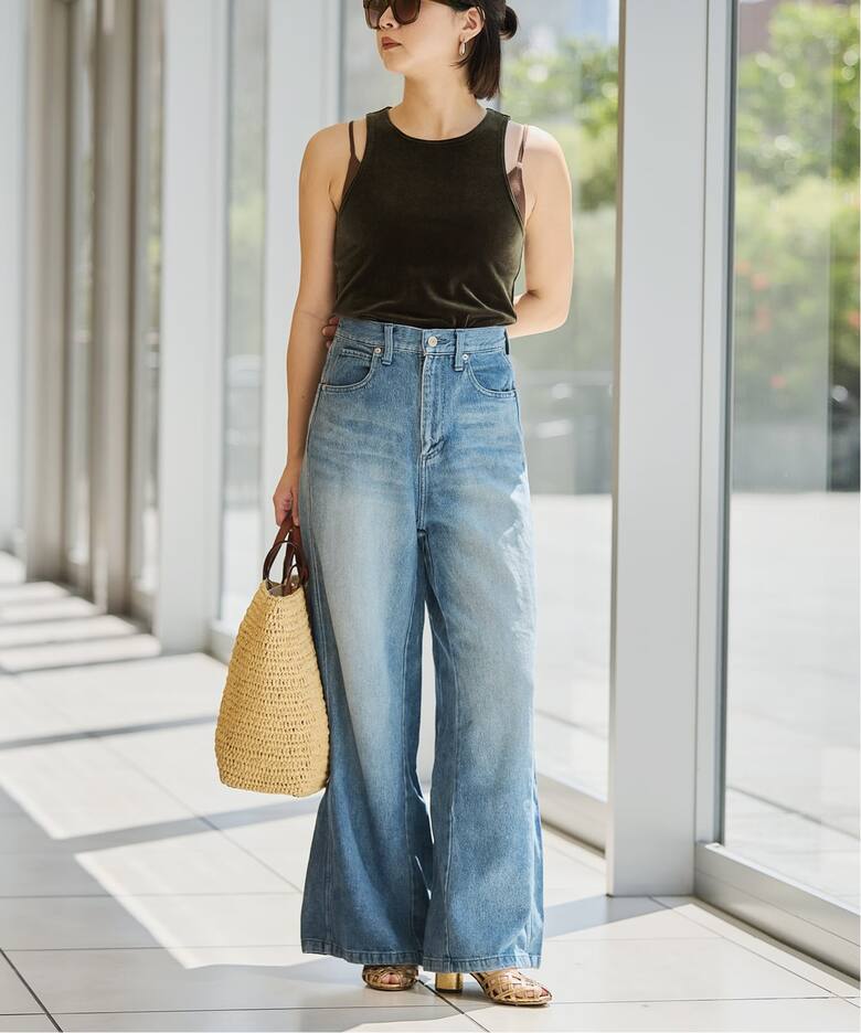 《追加》IENA LA BOUCLE ソフトデニムシルエットパンツ2  詳細画像35