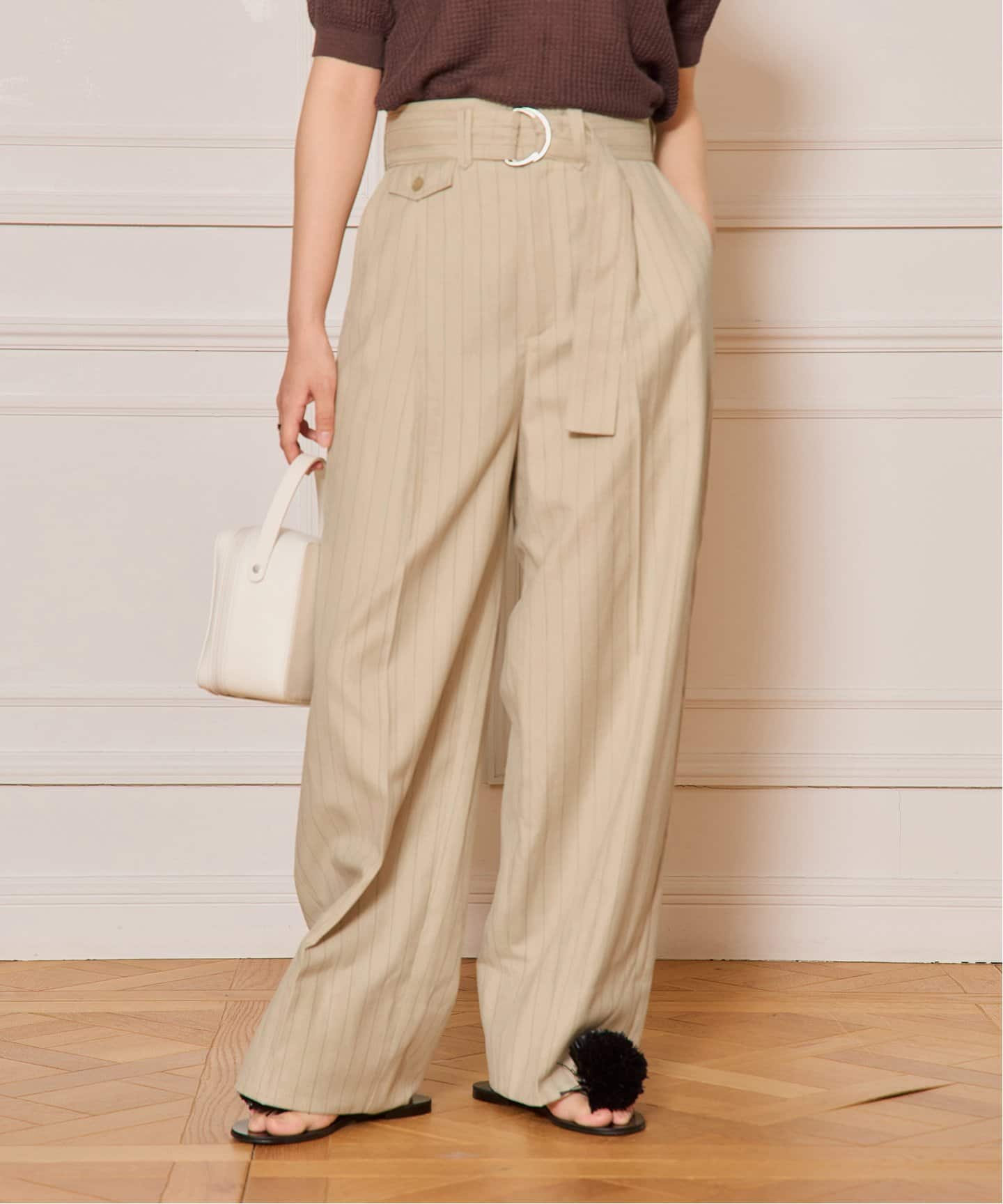 イエナ　endo.clear ツイルタックパンツ　36 IENA（イエナ）の「カラータックパンツ（）」 - WEAR