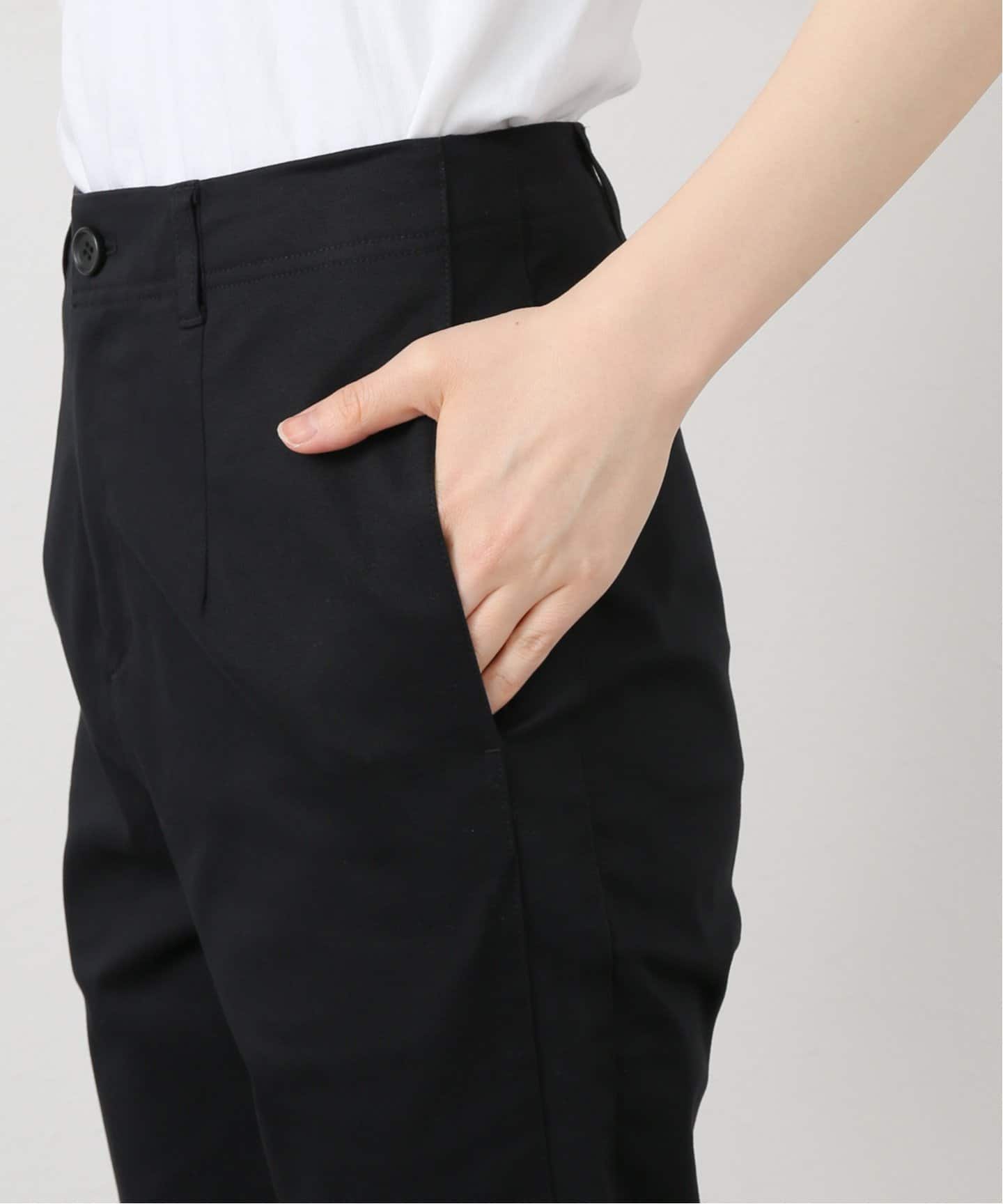 イエナ LA BOUCLE コットンパンツ IENA LA BOUCLE リネンコットンラップパンツ（スラックス