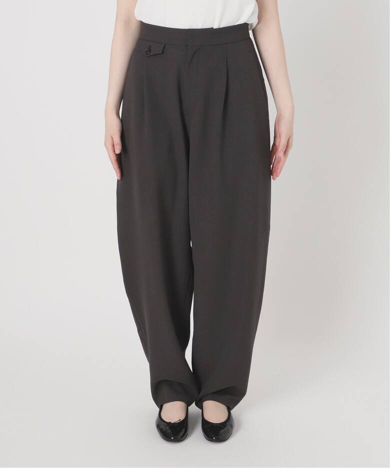 IENA LA BOUCLE カーブボリュームパンツ（スラックス）｜IENA（イエナ  