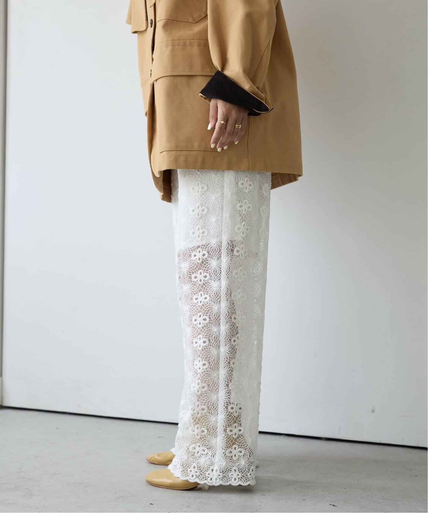 IENA LA BOUCLE フラワーレースパンツ（その他パンツ）｜IENA（イエナ