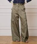IENA LA BOUCLE コットンレーヨンカーゴパンツ