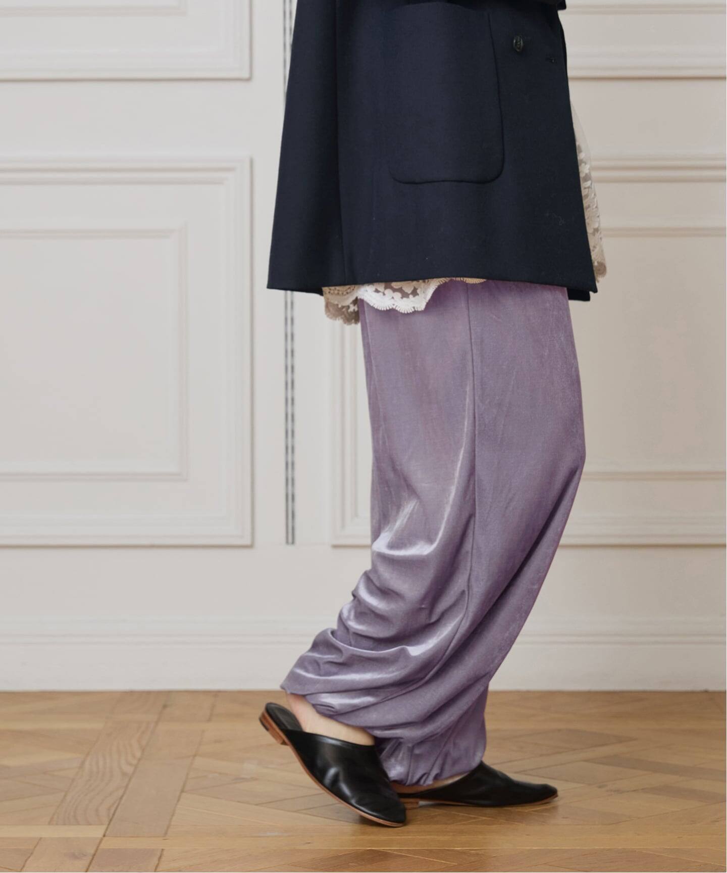 IENA LA BOUCLE トリアセベロアイージーパンツ（その他パンツ）｜IENA