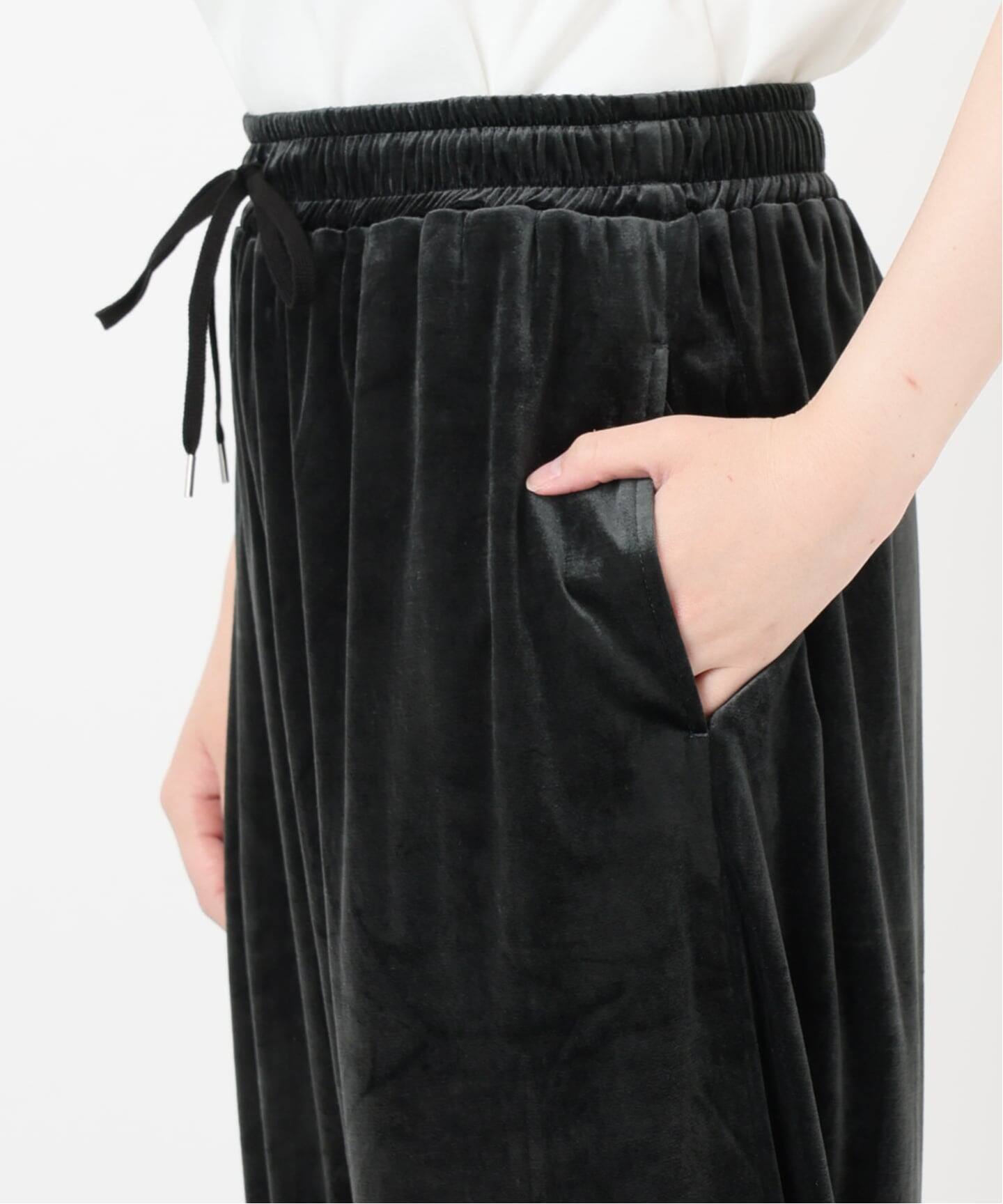 IENA LA BOUCLE トリアセベロアイージーパンツ（その他パンツ）｜IENA